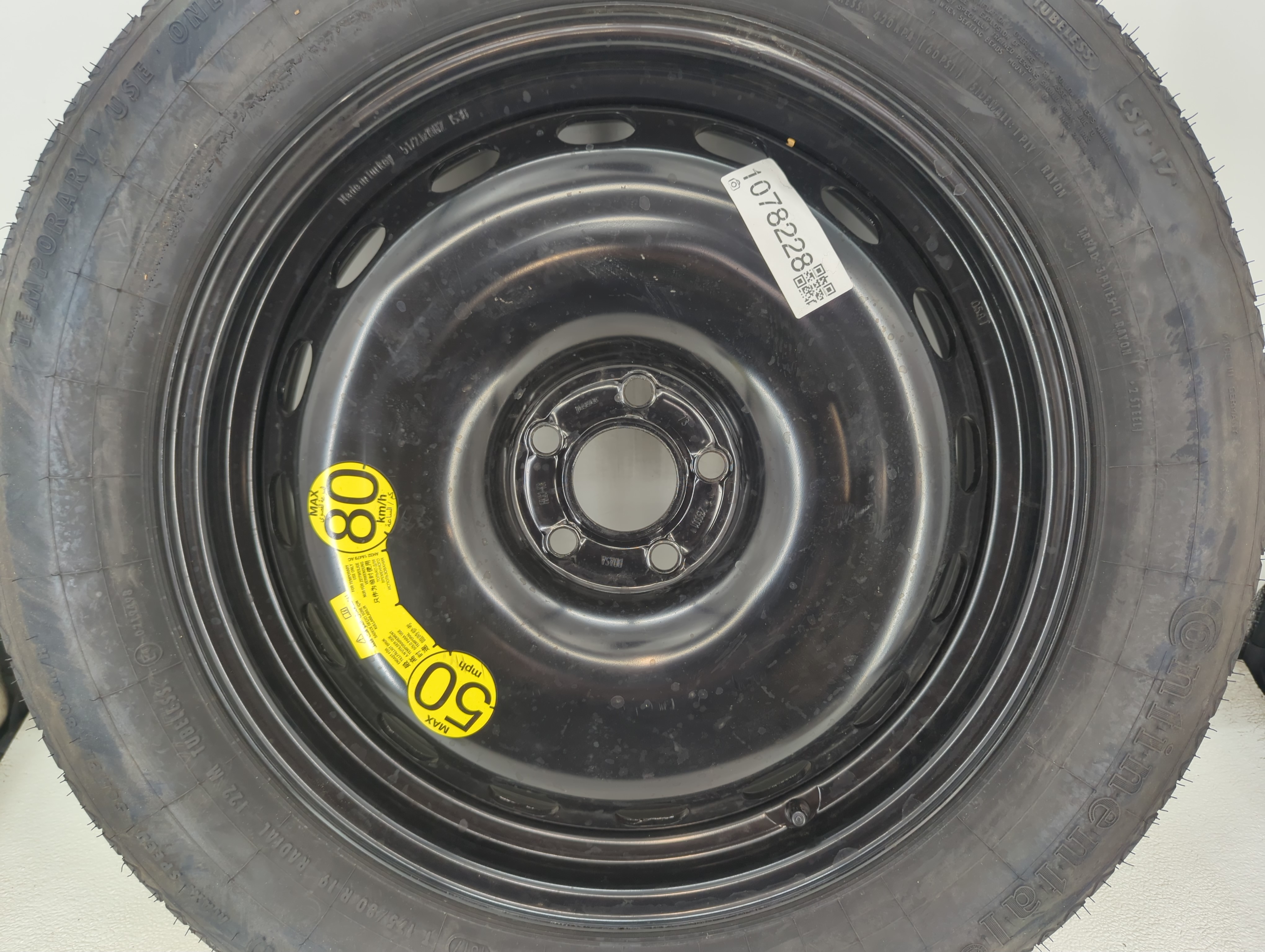 Picture of 2021-2022 Genesis Gv80 Spare Donut Tire Wheel Rim Oem 1078228