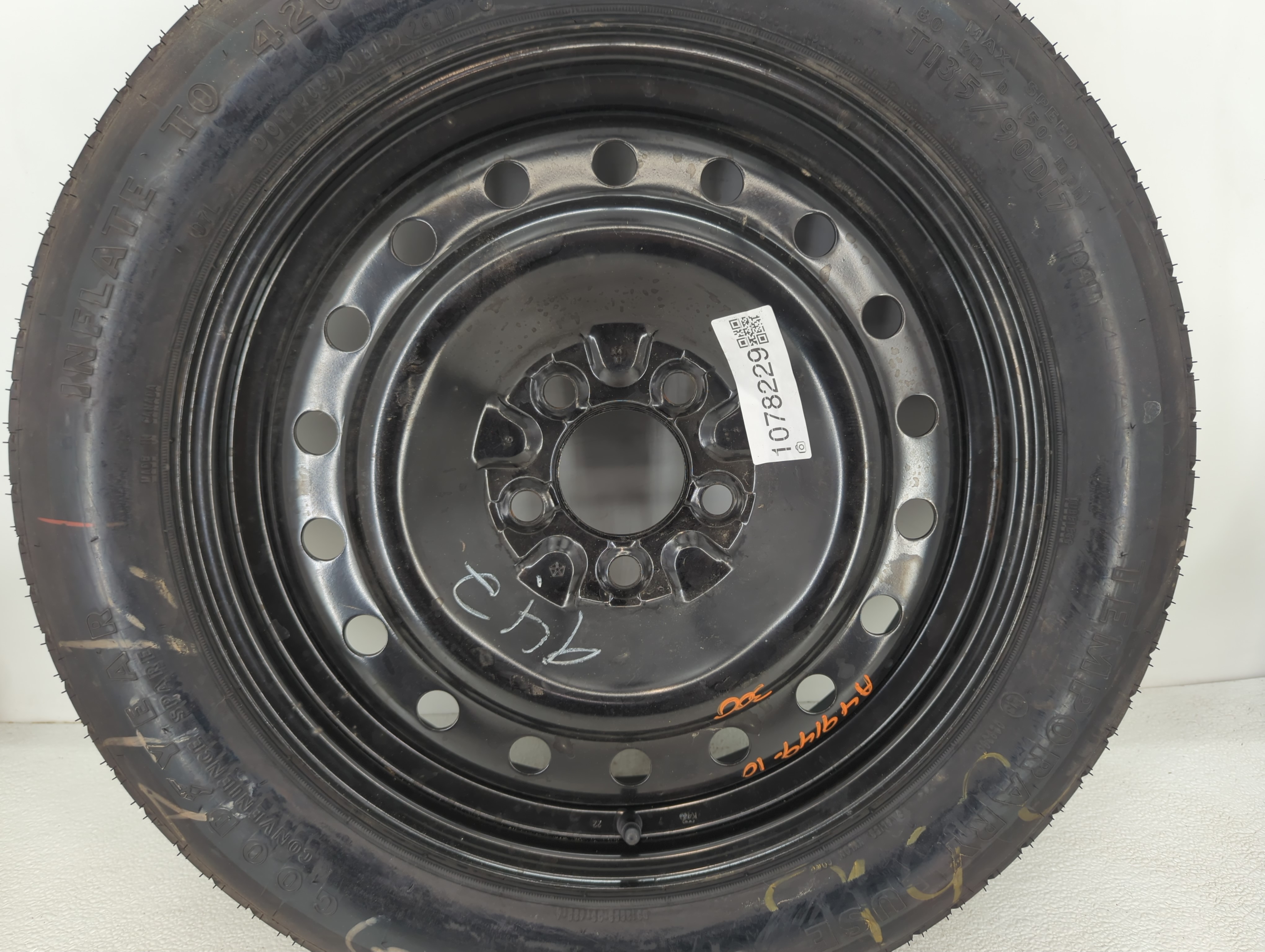 2005-2022 Chrysler 300 Spare Donut Tire Wheel Rim Oem 1078229 - Oemusedautoparts1.com