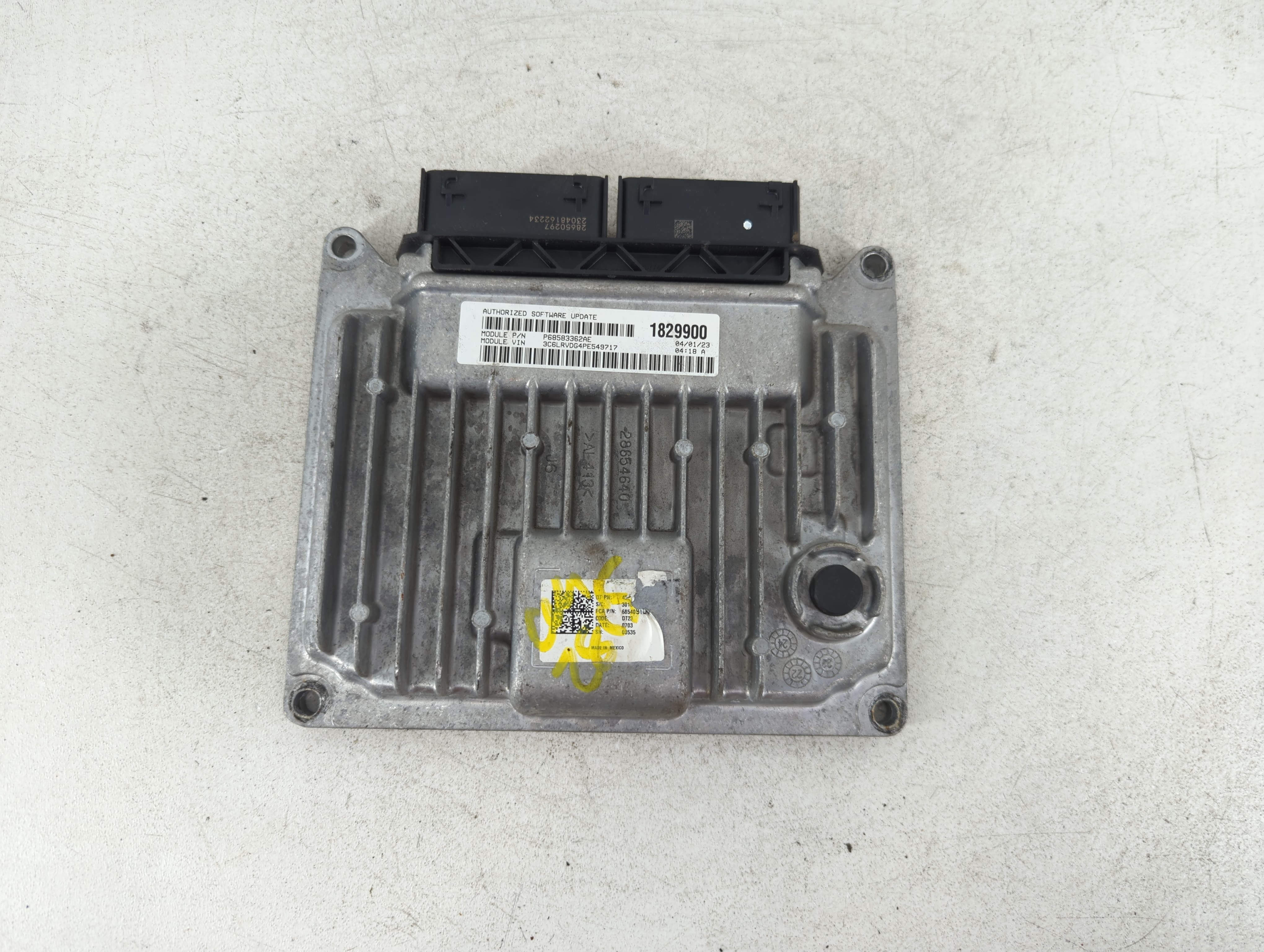 Dodge Ram 1500 Engine Control Computer Ecu Pcm Ecm Pcu Oem P68583362ae 1078385 - Oemusedautoparts1.com