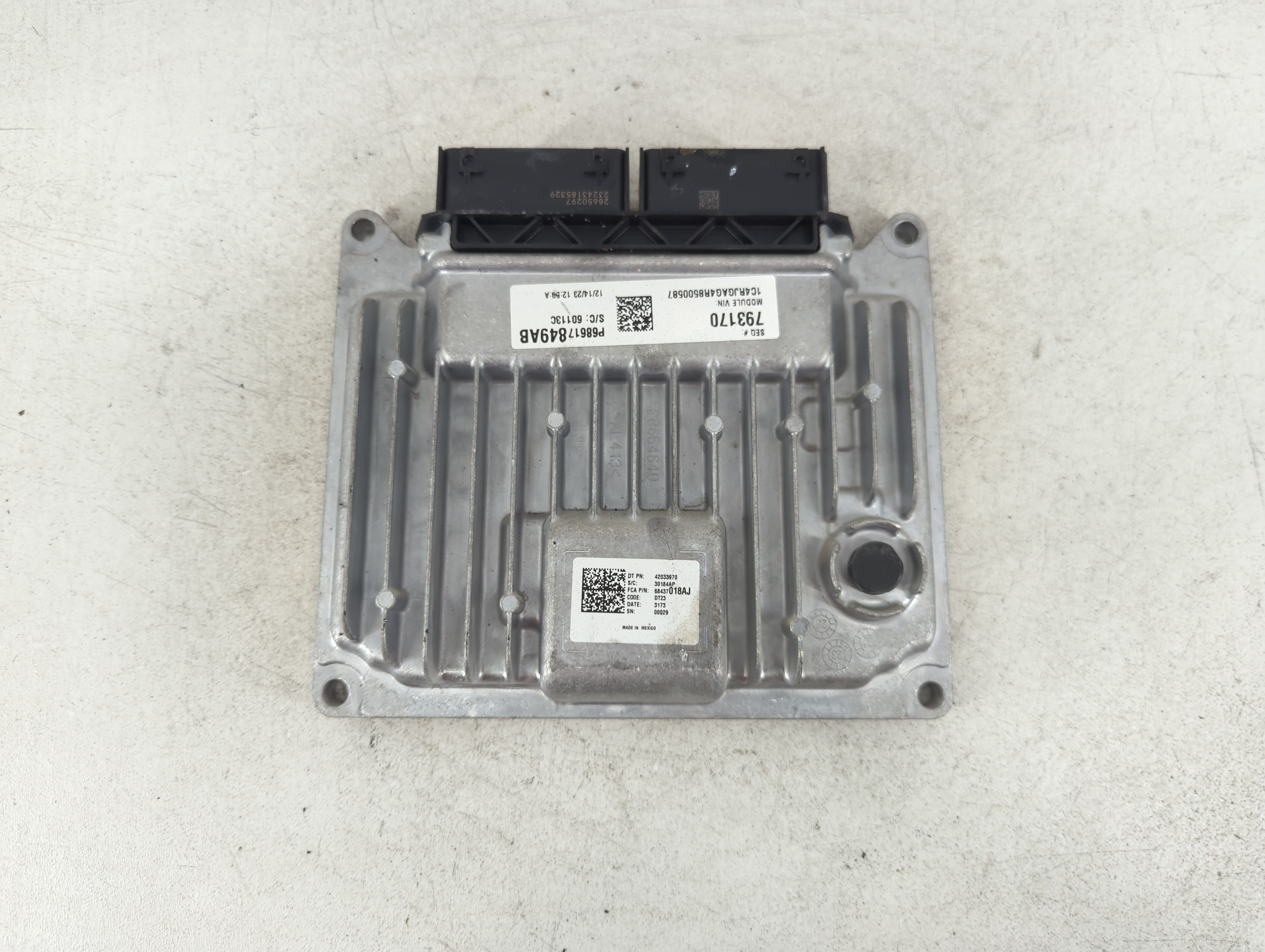 2021 Jeep Grand Cherokee Engine Control Computer Ecu Pcm Ecm Pcu Oem 1078393 - Oemusedautoparts1.com
