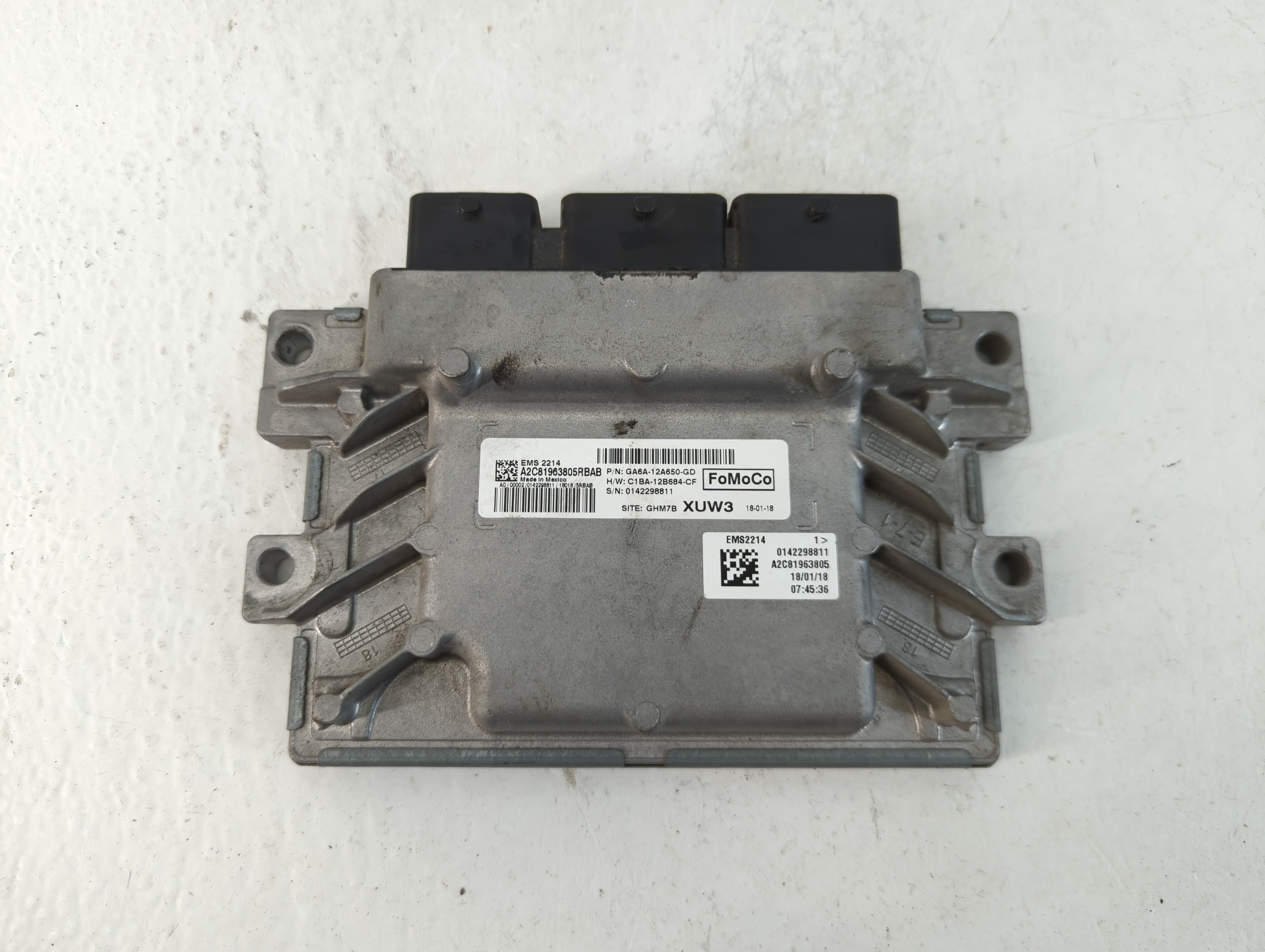 2016-2018 Ford Fiesta Engine Control Computer Ecu Pcm Ecm Pcu Oem 1078405 - Oemusedautoparts1.com