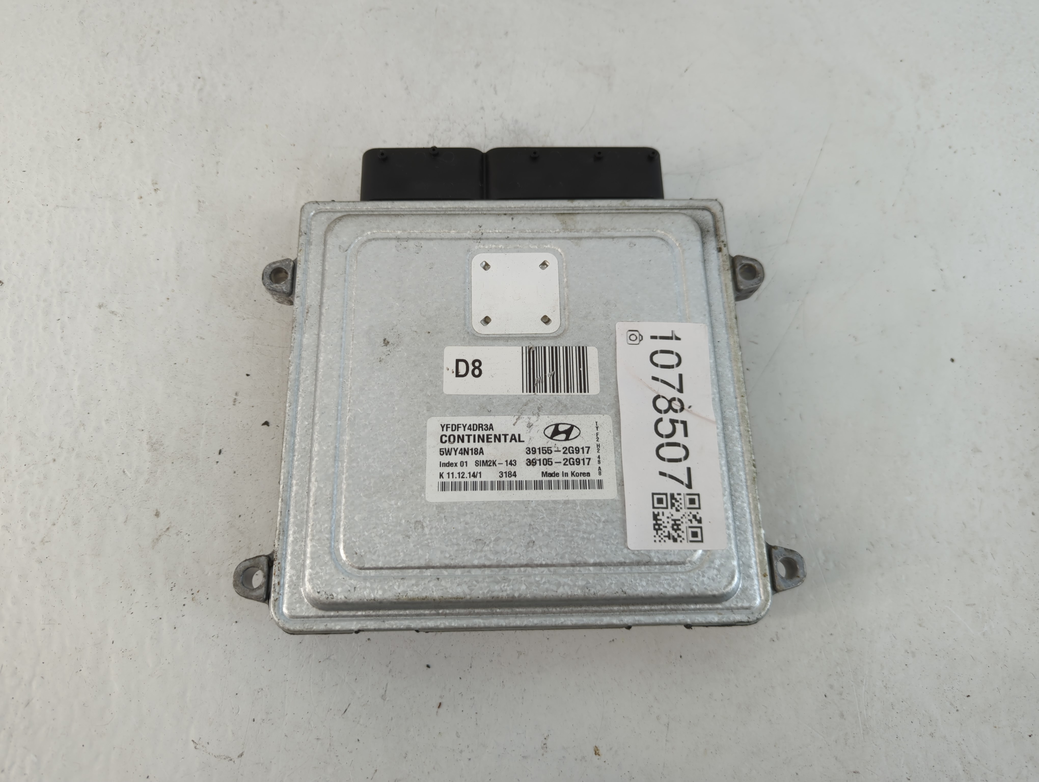 2011-2012 Hyundai Sonata Engine Control Computer Ecu Pcm Ecm Pcu Oem 1078507 - Oemusedautoparts1.com