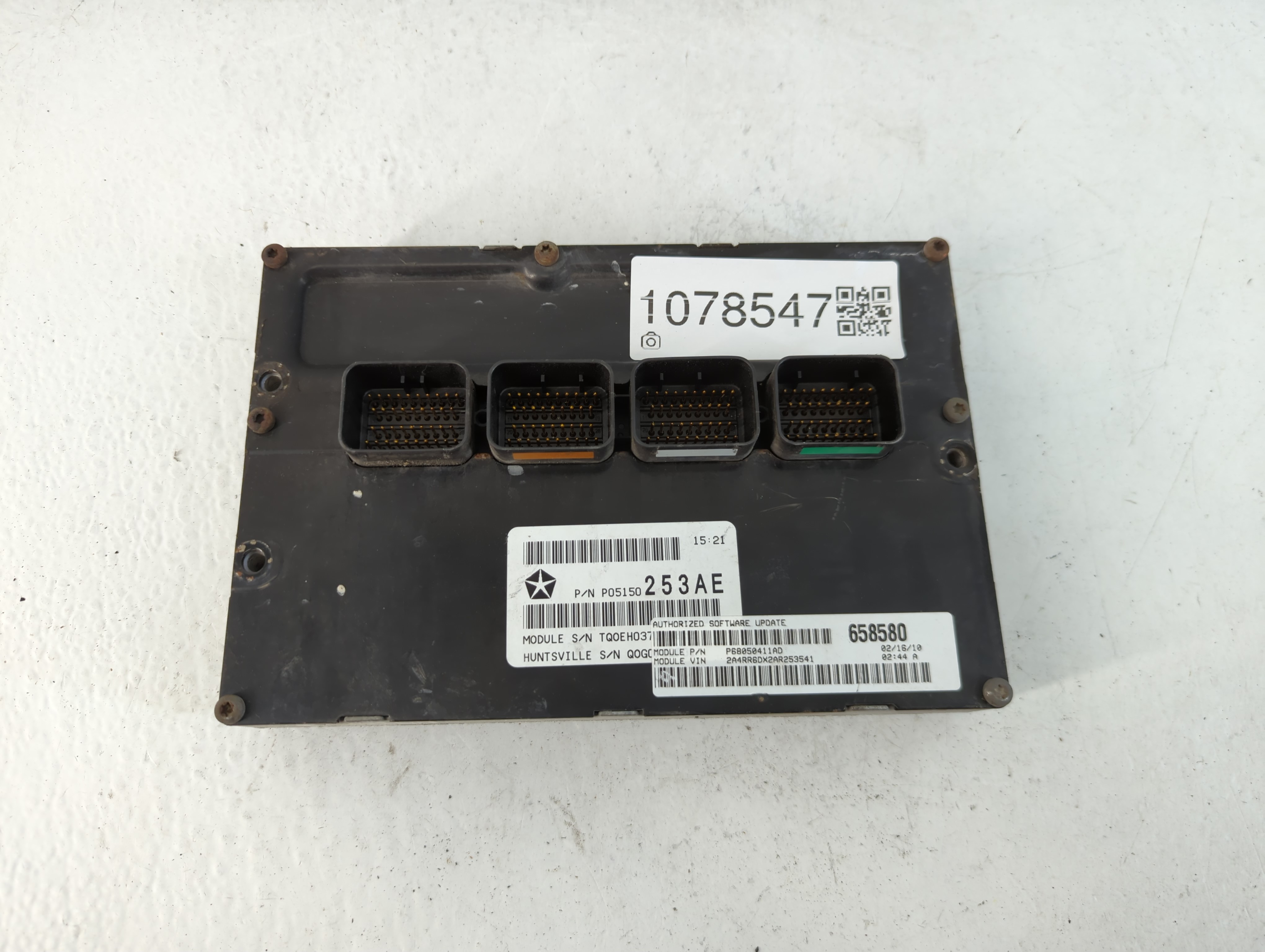2008 Chrysler Town & Country Engine Control Computer Ecu Pcm Ecm Pcu Oem 1078547 - Oemusedautoparts1.com