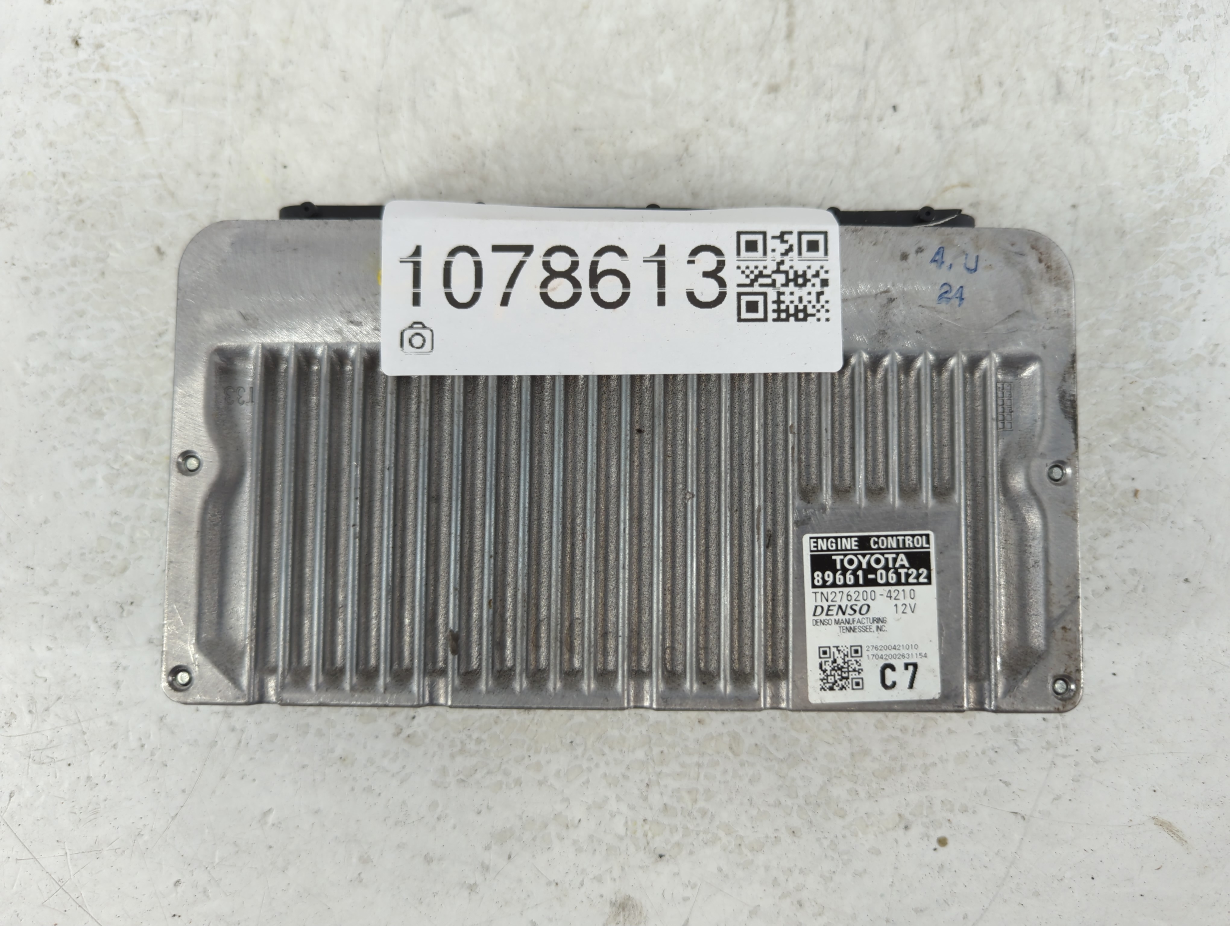 2016-2017 Toyota Camry Engine Control Computer Ecu Pcm Ecm Pcu Oem 1078613 - Oemusedautoparts1.com