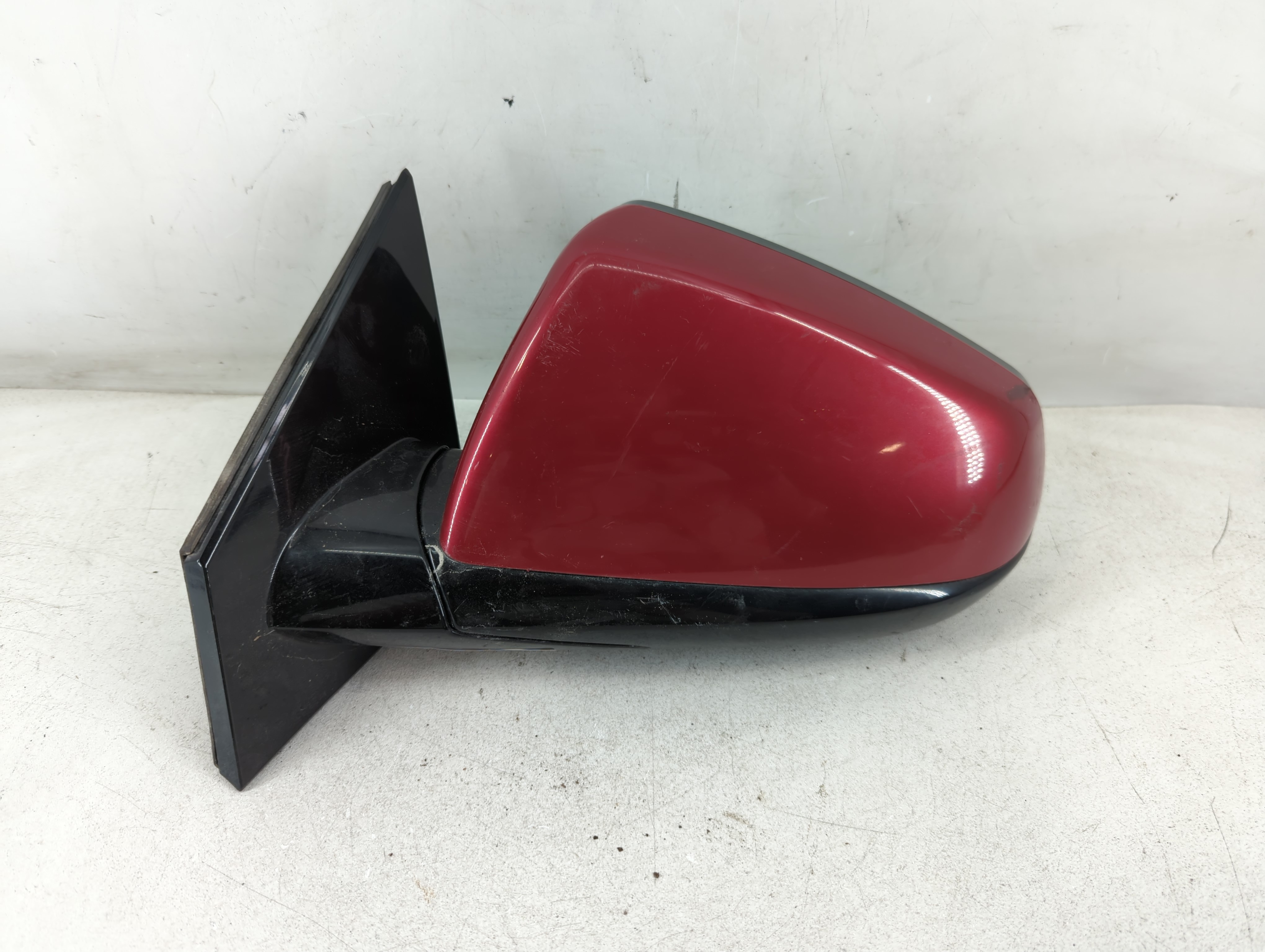 2013-2015 Cadillac Srx Driver Left Side View Power Door Mirror Burgundy 1078644 - Oemusedautoparts1.com
