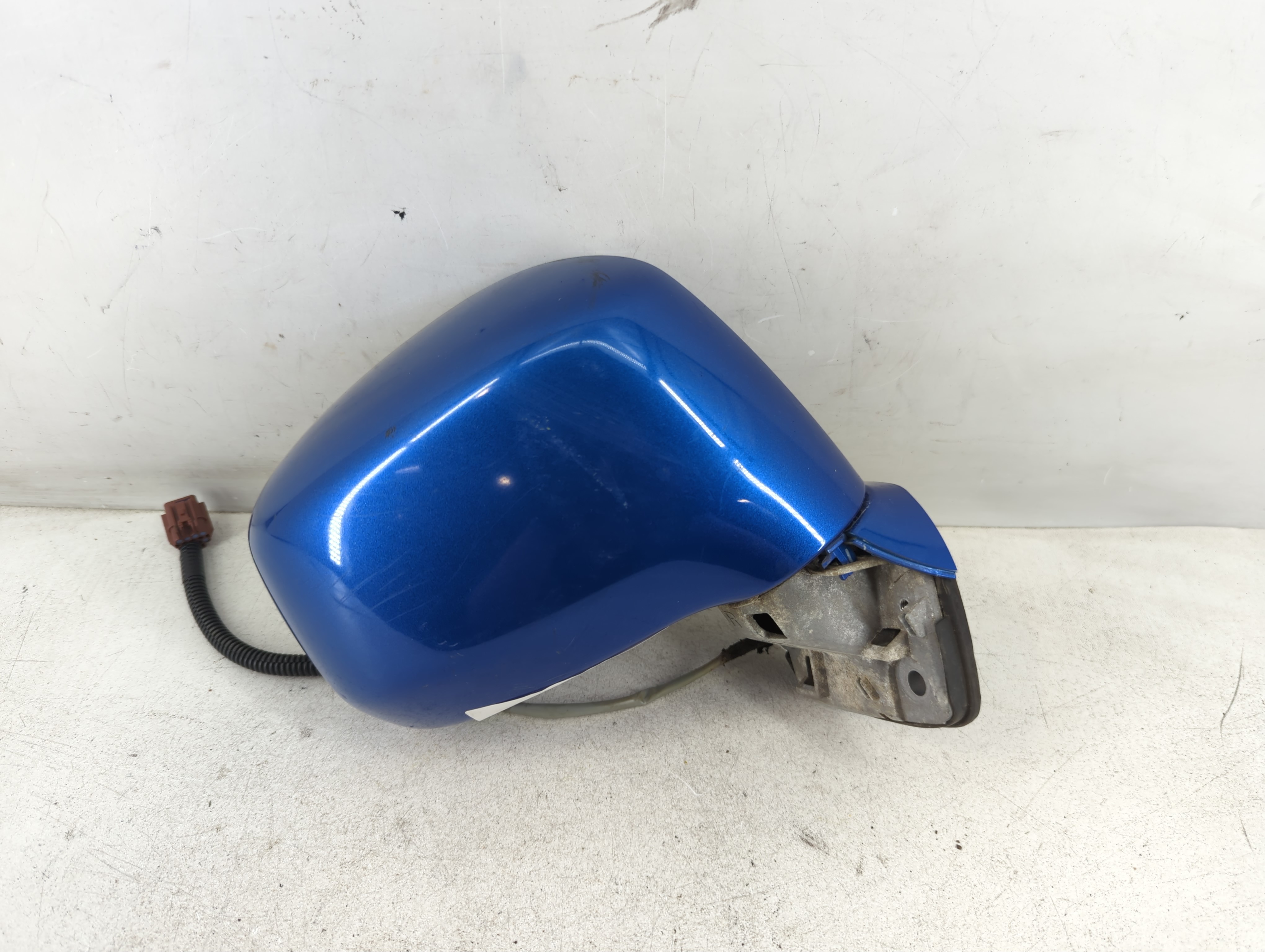 Picture of 2008 Nissan Tiida Passenger Right Side View Power Door Mirror Blue 1079342