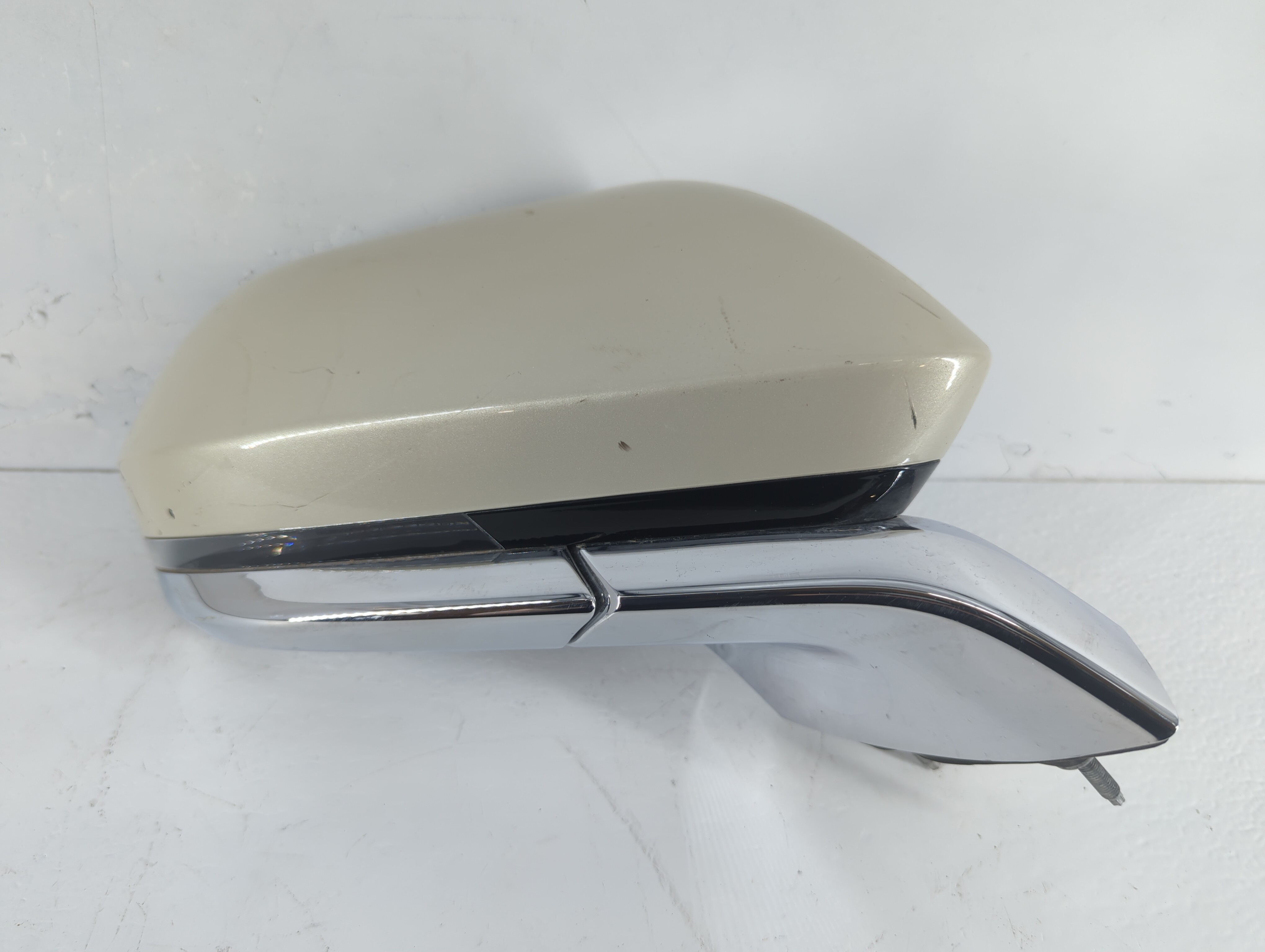 2016-2016 Lincoln Mkz Passenger Right Side View Power Door Mirror Tan 1079416 - Oemusedautoparts1.com