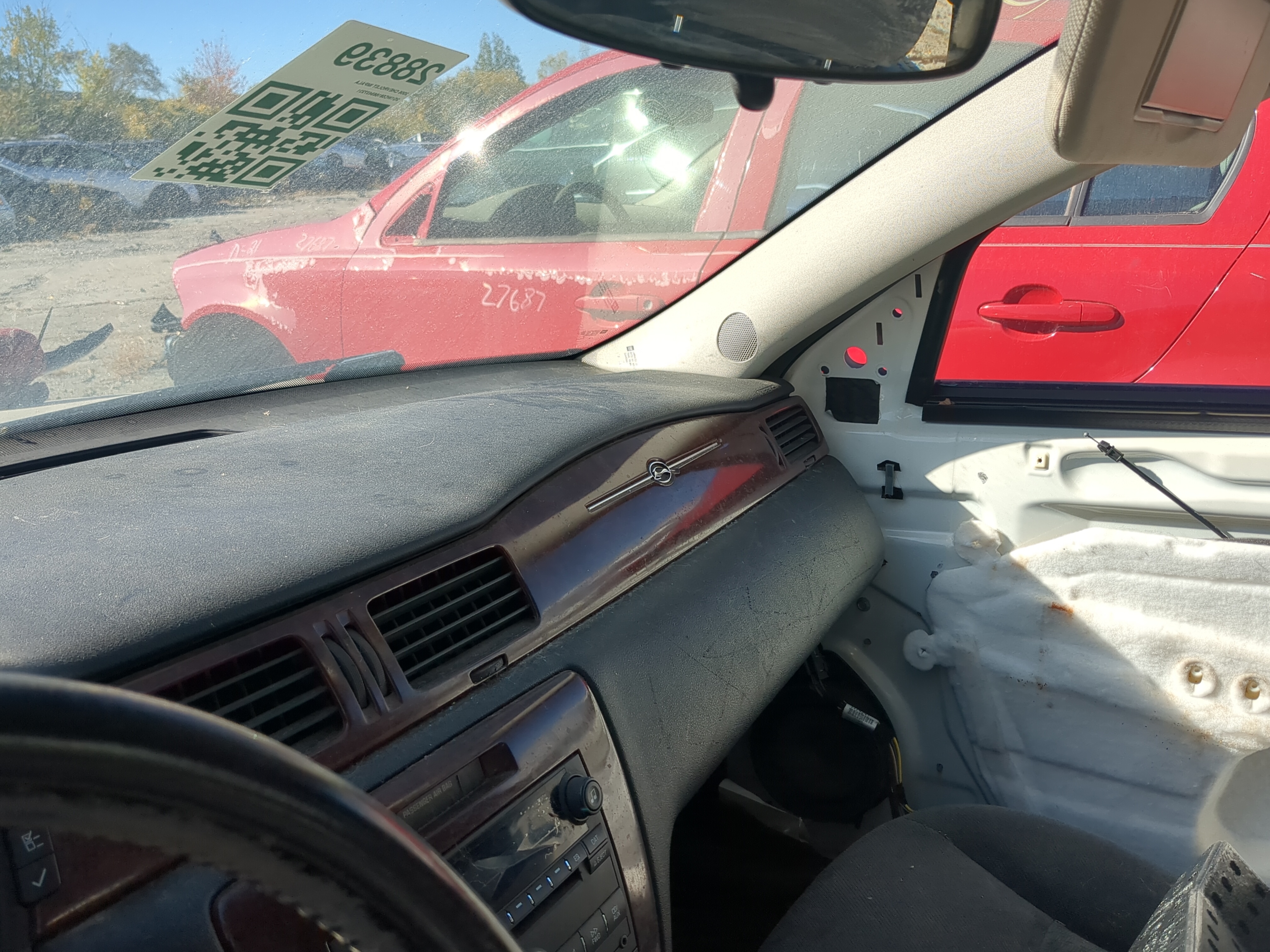 2006-2016 Chevrolet Impala Air Bag Passenger Right Dashboard Oem 1079527 - Oemusedautoparts1.com