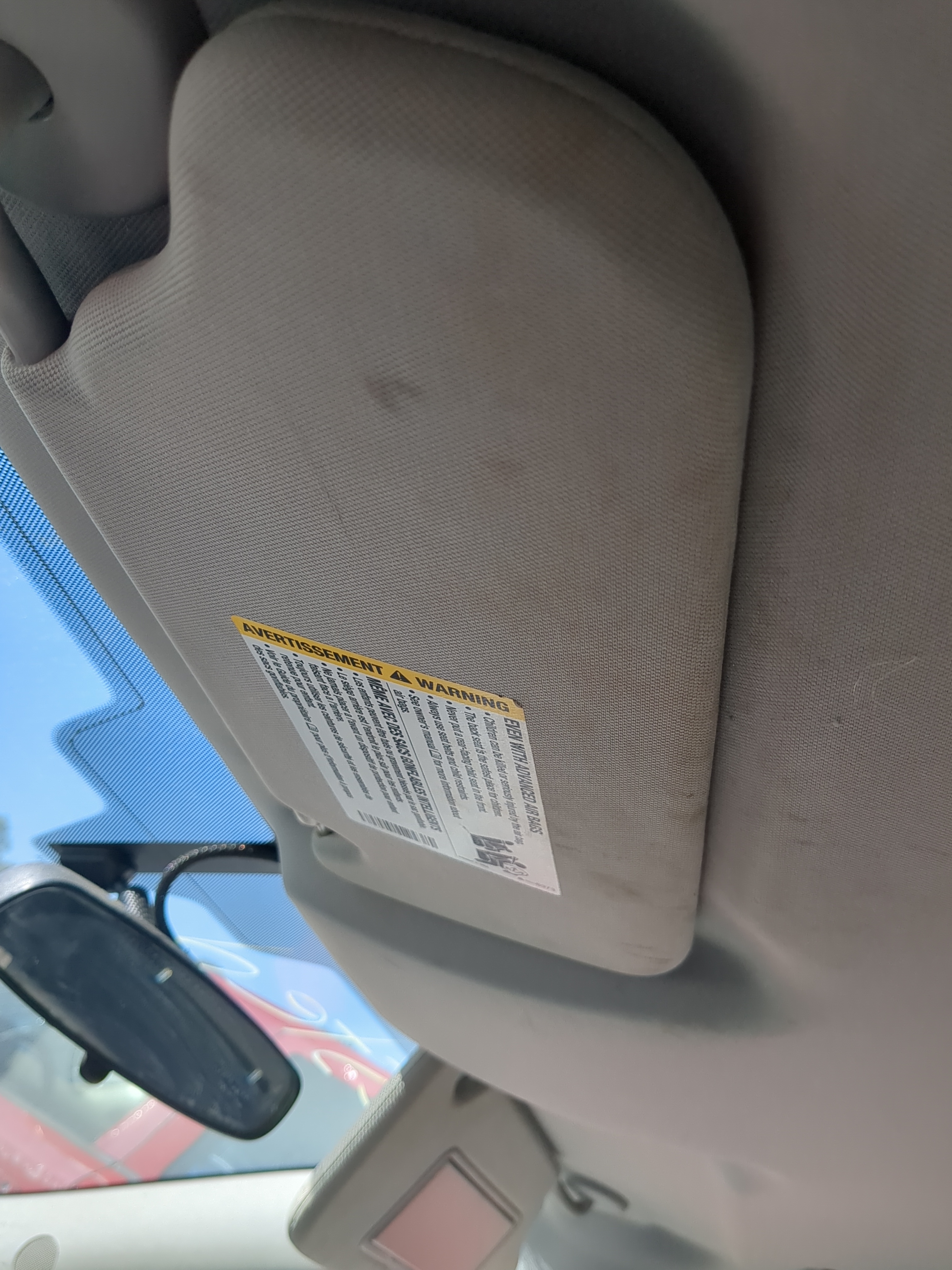 Picture of 2006-2016 Chevrolet Impala Driver Sun Visor Mirror Left Sunvisor 1079625