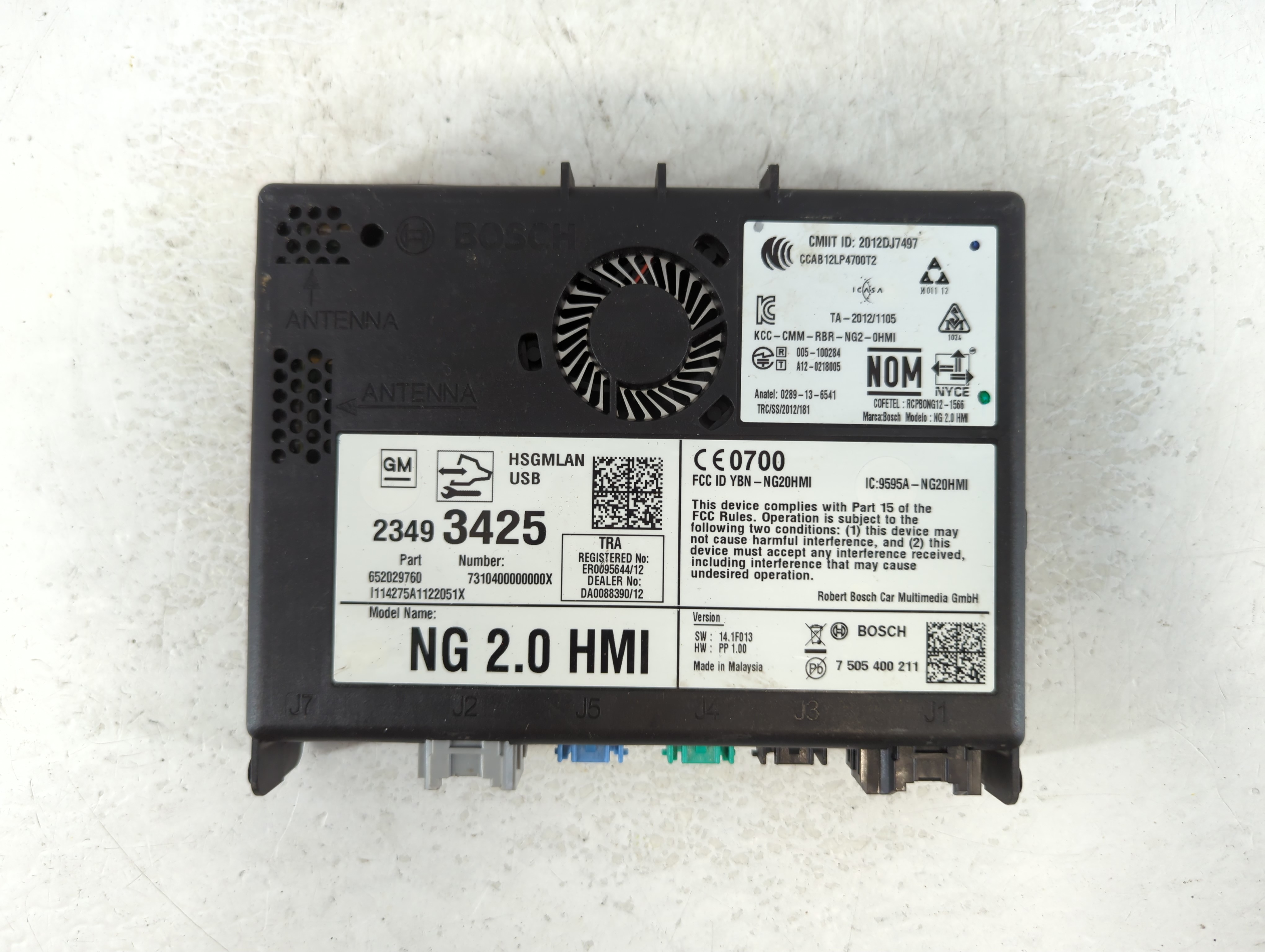 Buick Regal Pressure Sensor Control Module 23493425 1079932 - Oemusedautoparts1.com