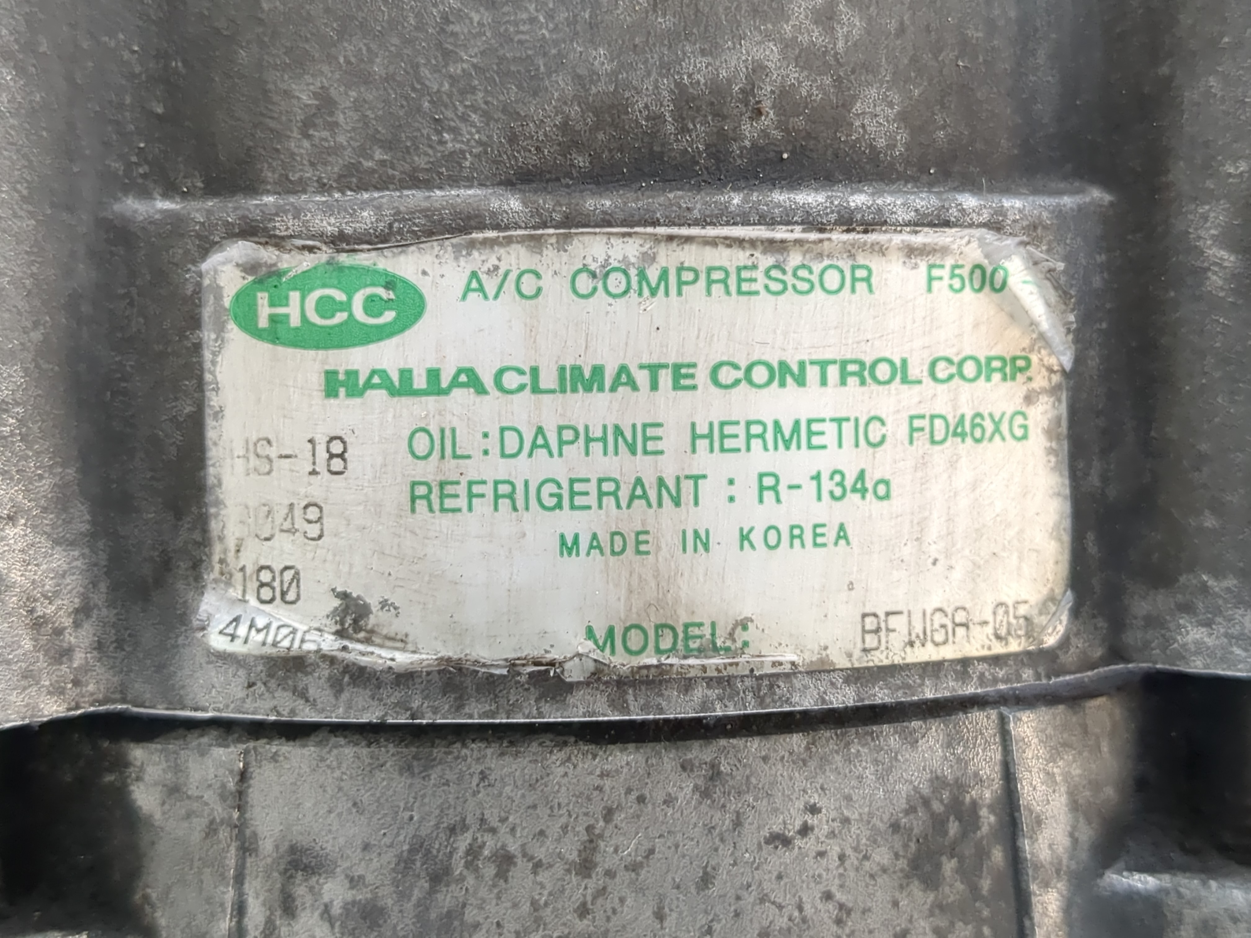 Picture of 2002-2005 Kia Sedona Air Conditioning A/c Ac Compressor Oem 1080686