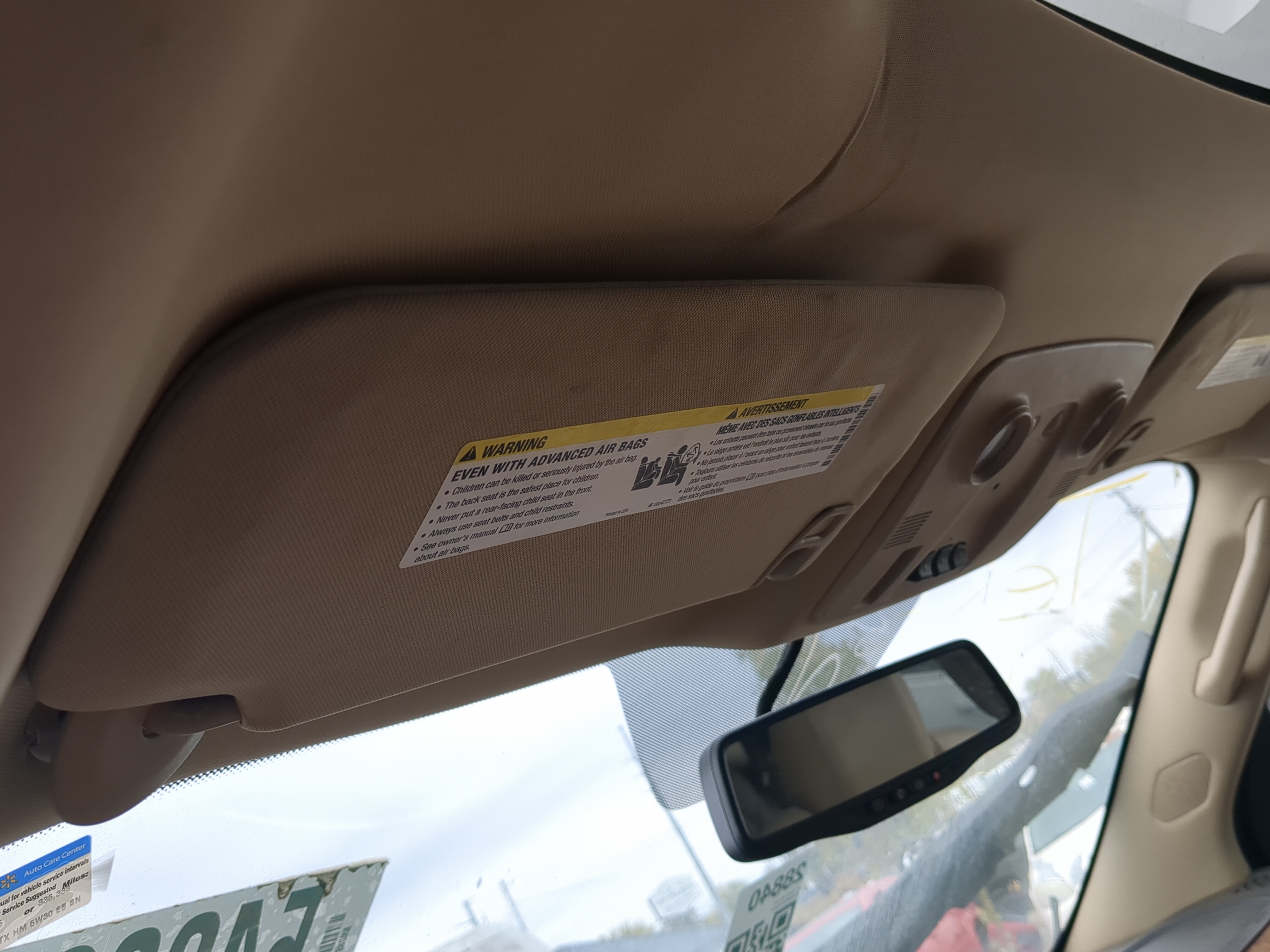 2008-2017 Buick Enclave Driver Sun Visor Mirror Left Sunvisor 1081042 - Oemusedautoparts1.com