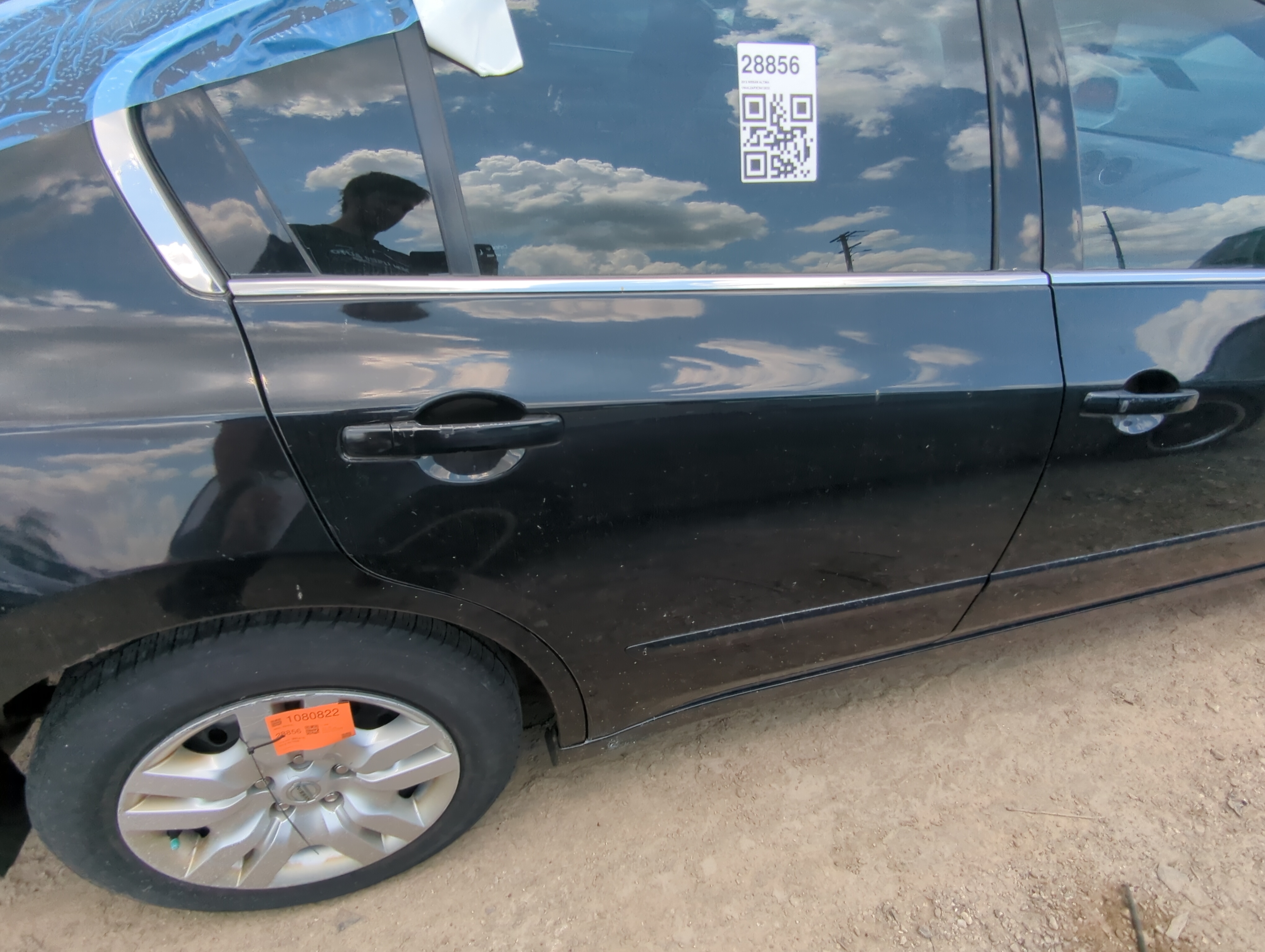 2007-2012 Nissan Altima Passenger Rear Door Oem 1081109 - Oemusedautoparts1.com