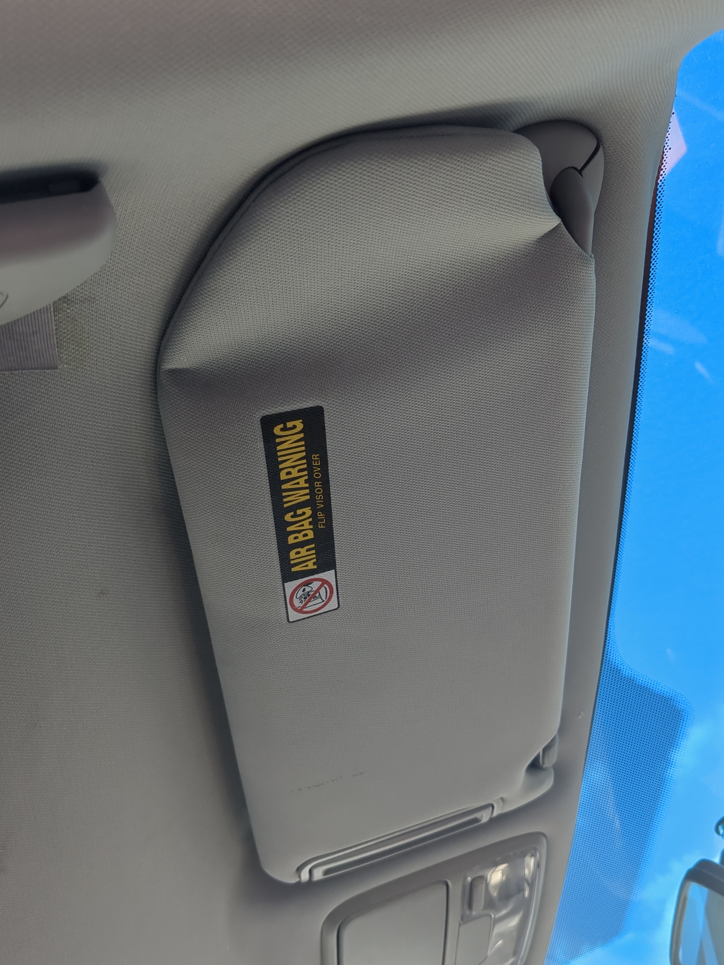 Picture of 2006-2008 Honda Pilot Passenger Sun Visor Mirror Right Sunvisor 1081334