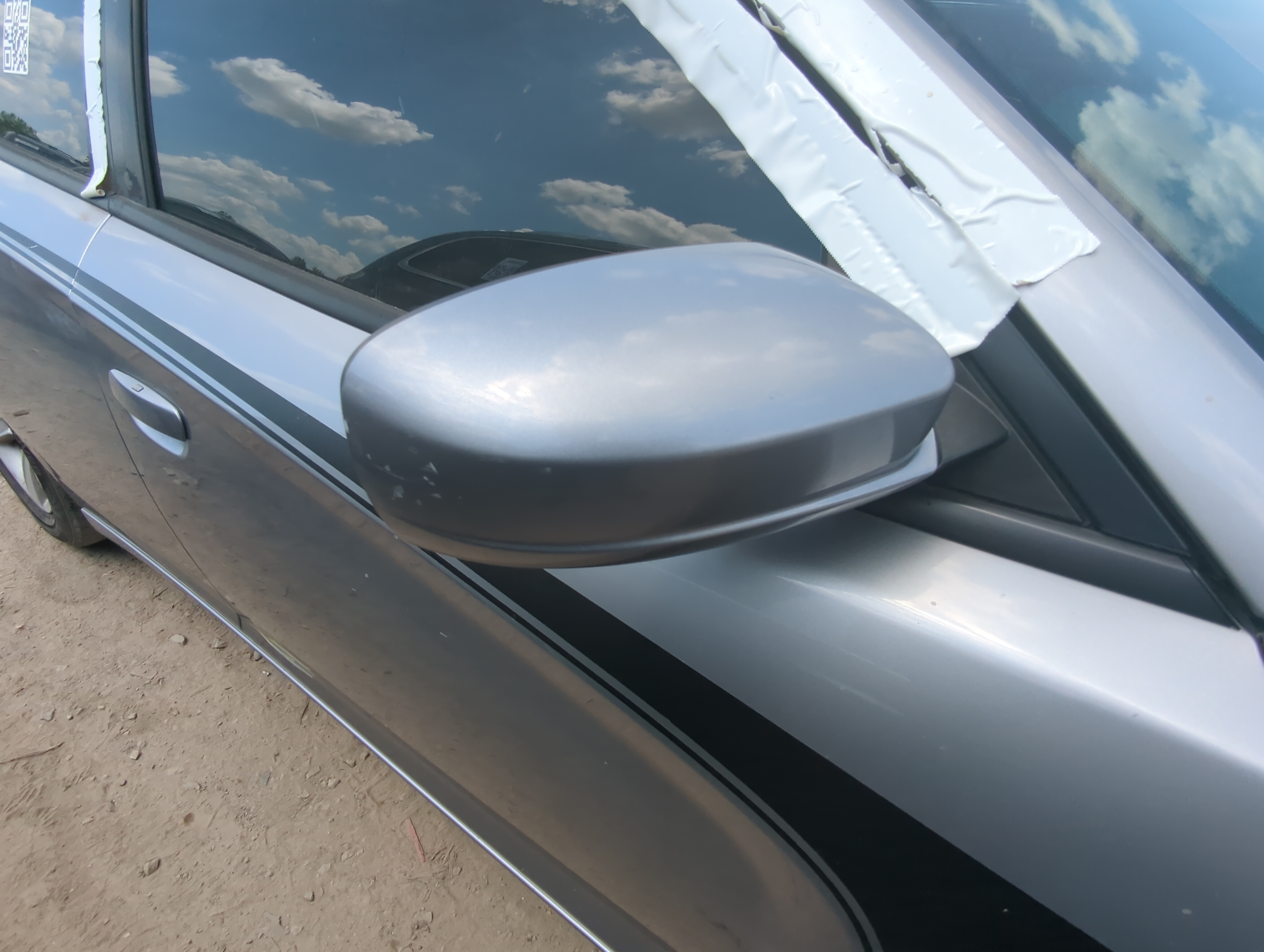 Picture of 2011-2014 Dodge Charger Passenger Right Side View Power Door Mirror Grey 1081570