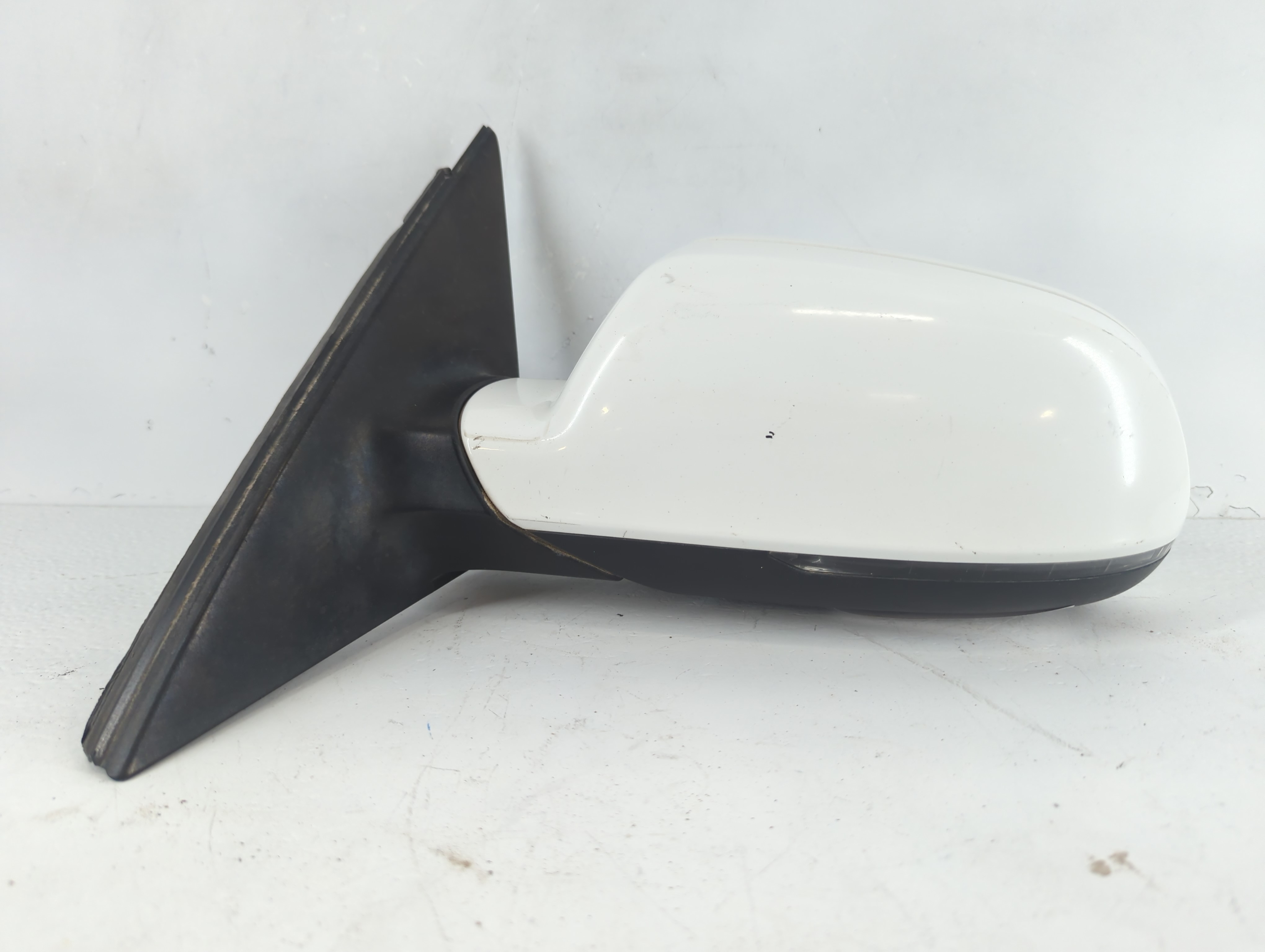 Picture of 2010-2016 Audi A4 Driver Left Side View Power Door Mirror White 1081883