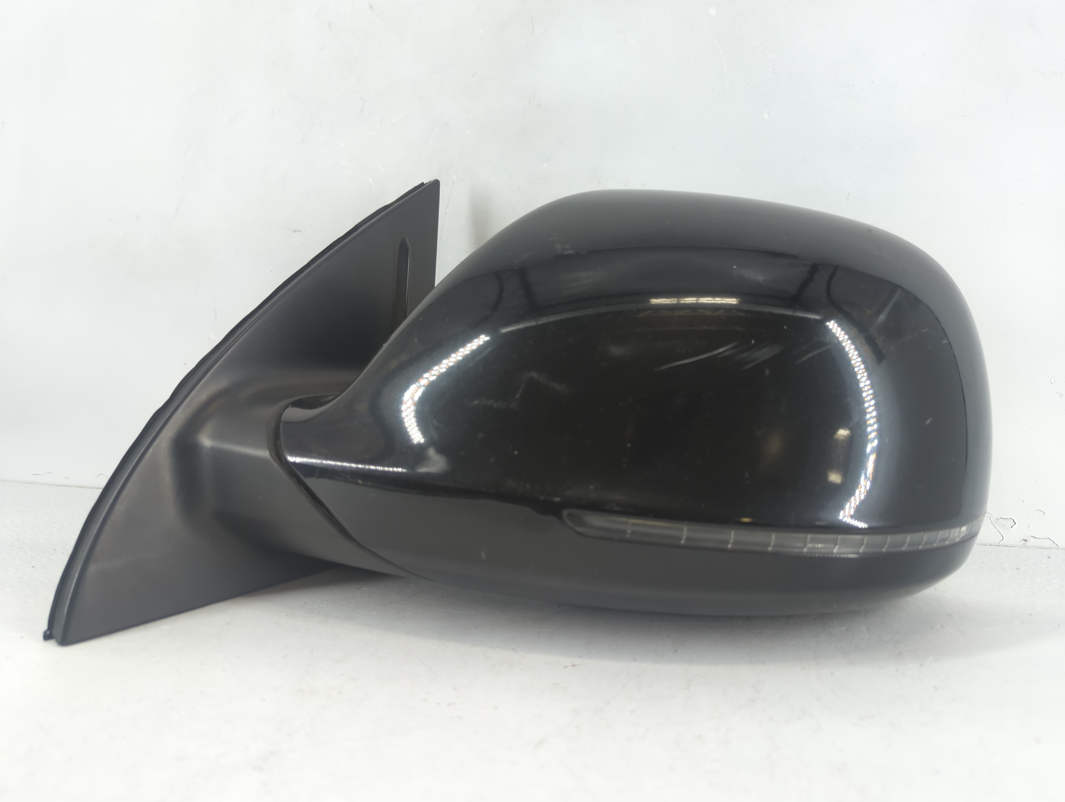Picture of 2007-2009 Audi Q7 Driver Left Side View Power Door Mirror Black 1082325