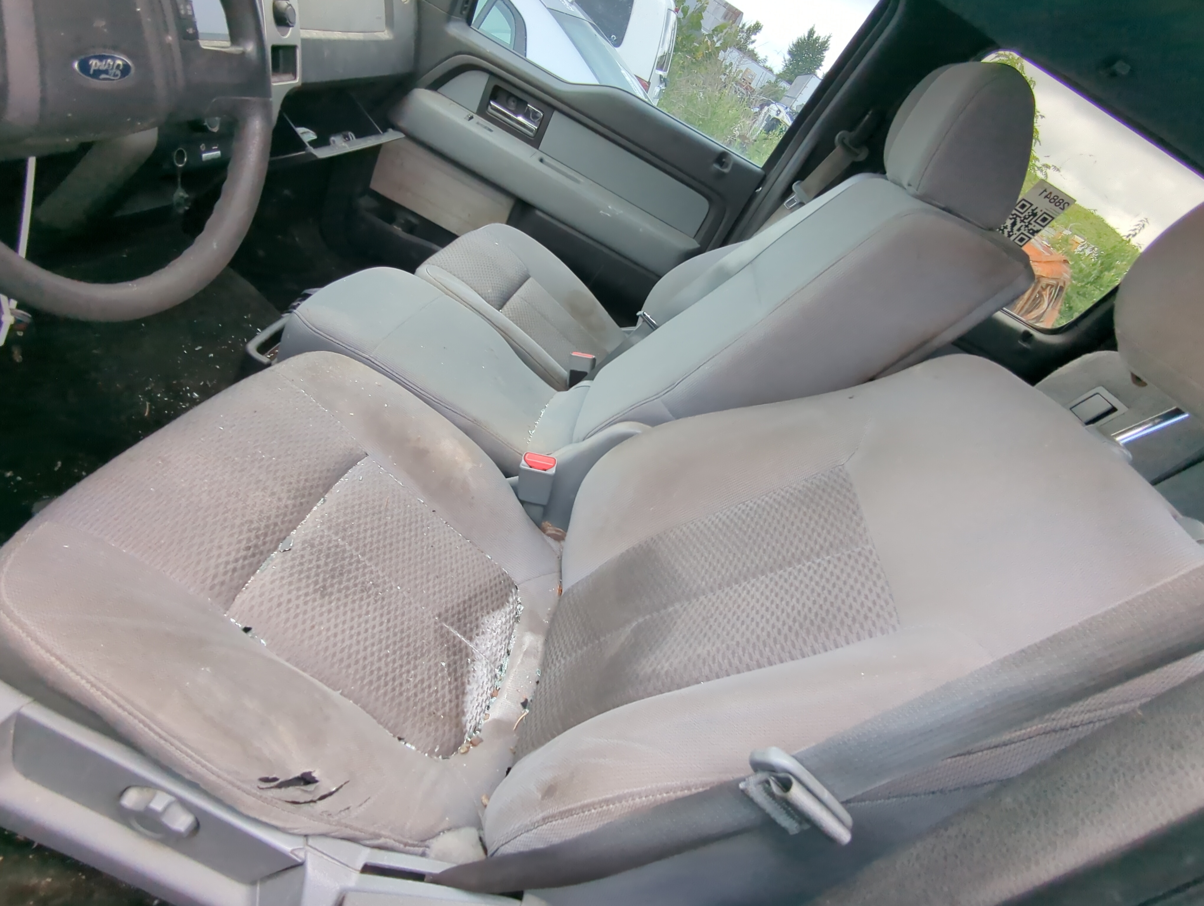 2011-2014 Ford F-150 Driver Front Seat Oem Beige 1082521 - Oemusedautoparts1.com