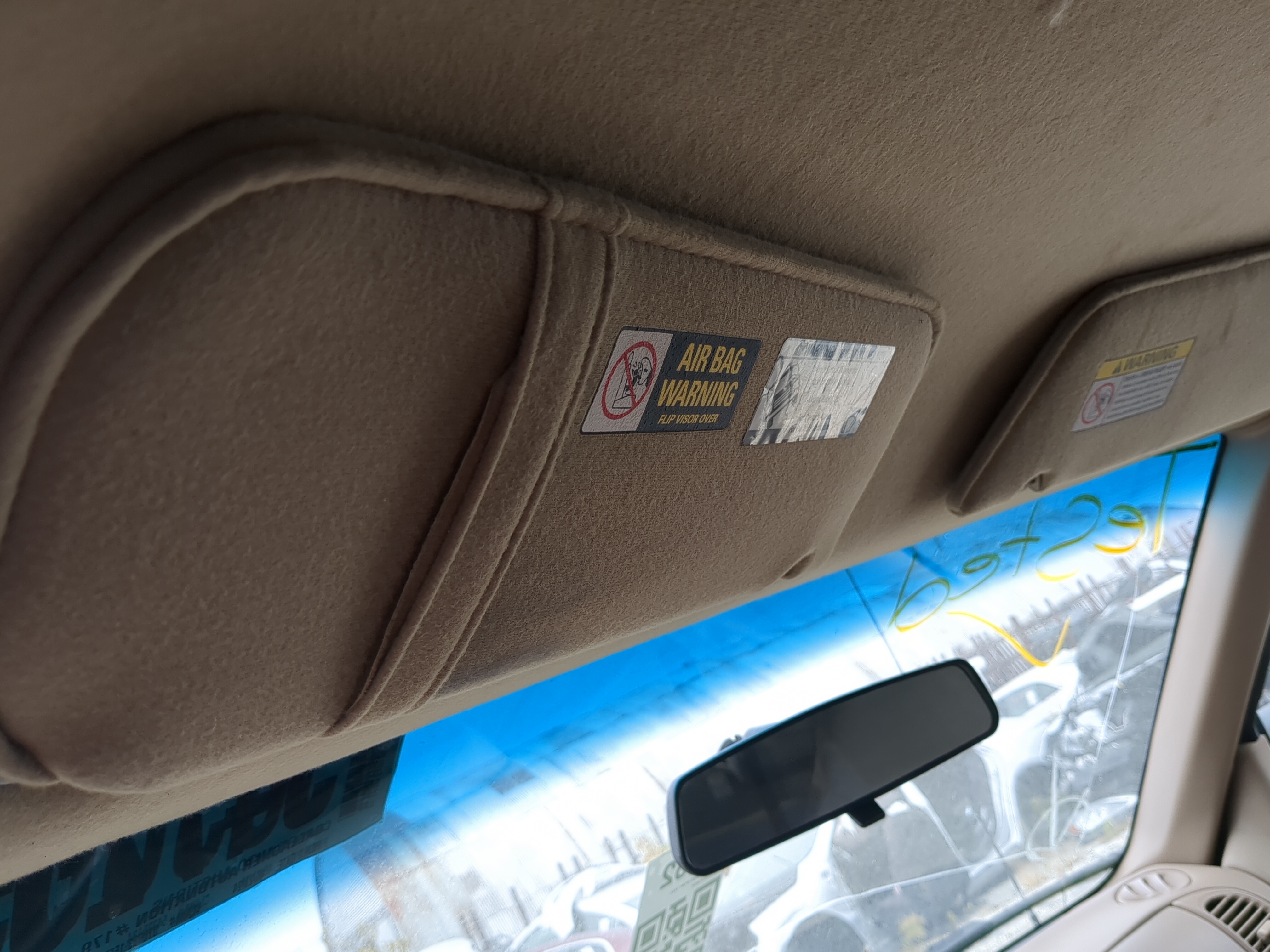 Picture of 2001-2005 Ford Explorer Sport Trac Driver Sun Visor Mirror Left Sunvisor 1083049