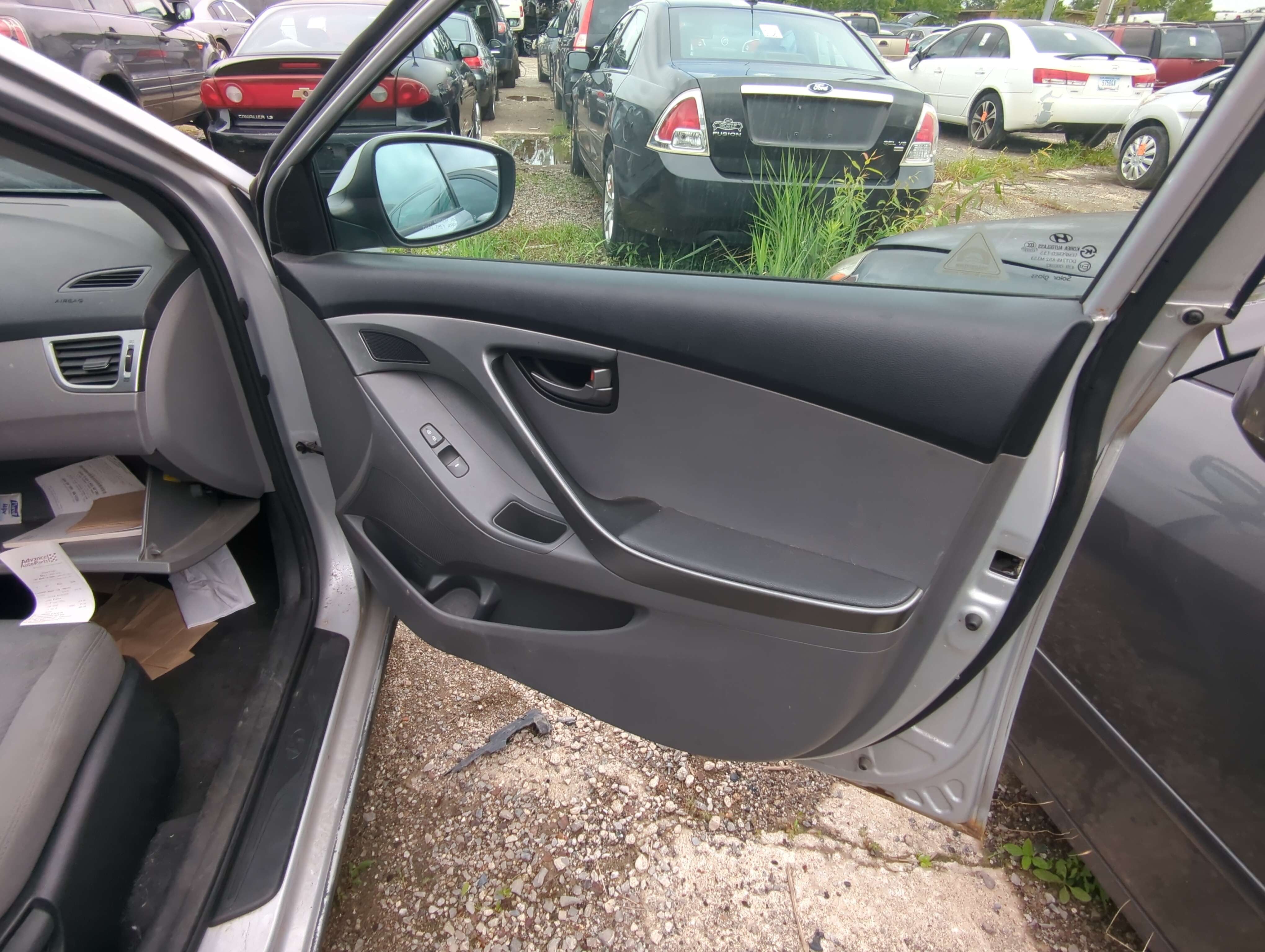 Picture of 2013 Hyundai Elantra Front Right Passenger Interior Door Panel Trim 1084060