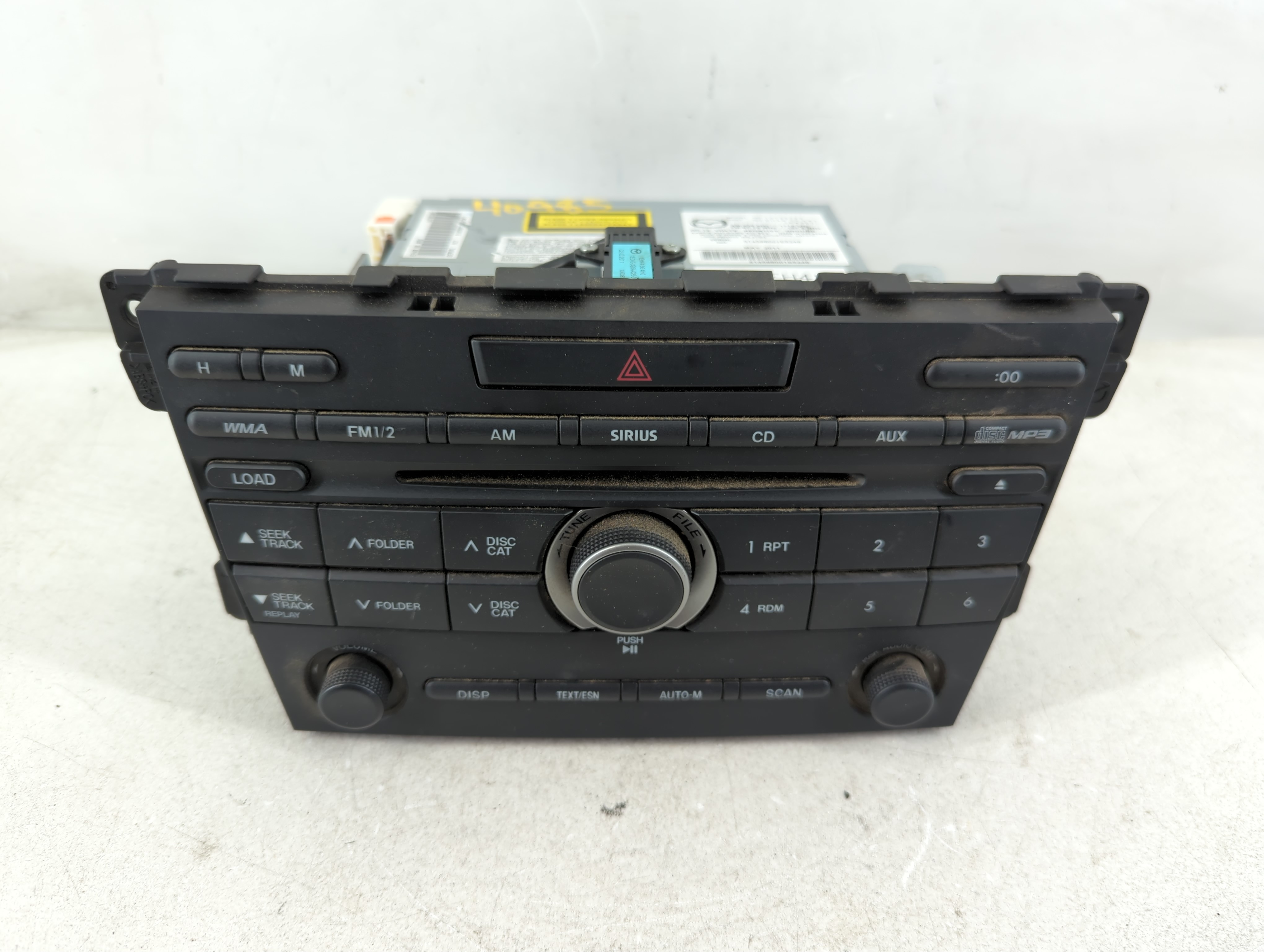 2011-2012 Mazda Cx-7 Am Fm Cd Player Radio Receiver 1084829 - Oemusedautoparts1.com
