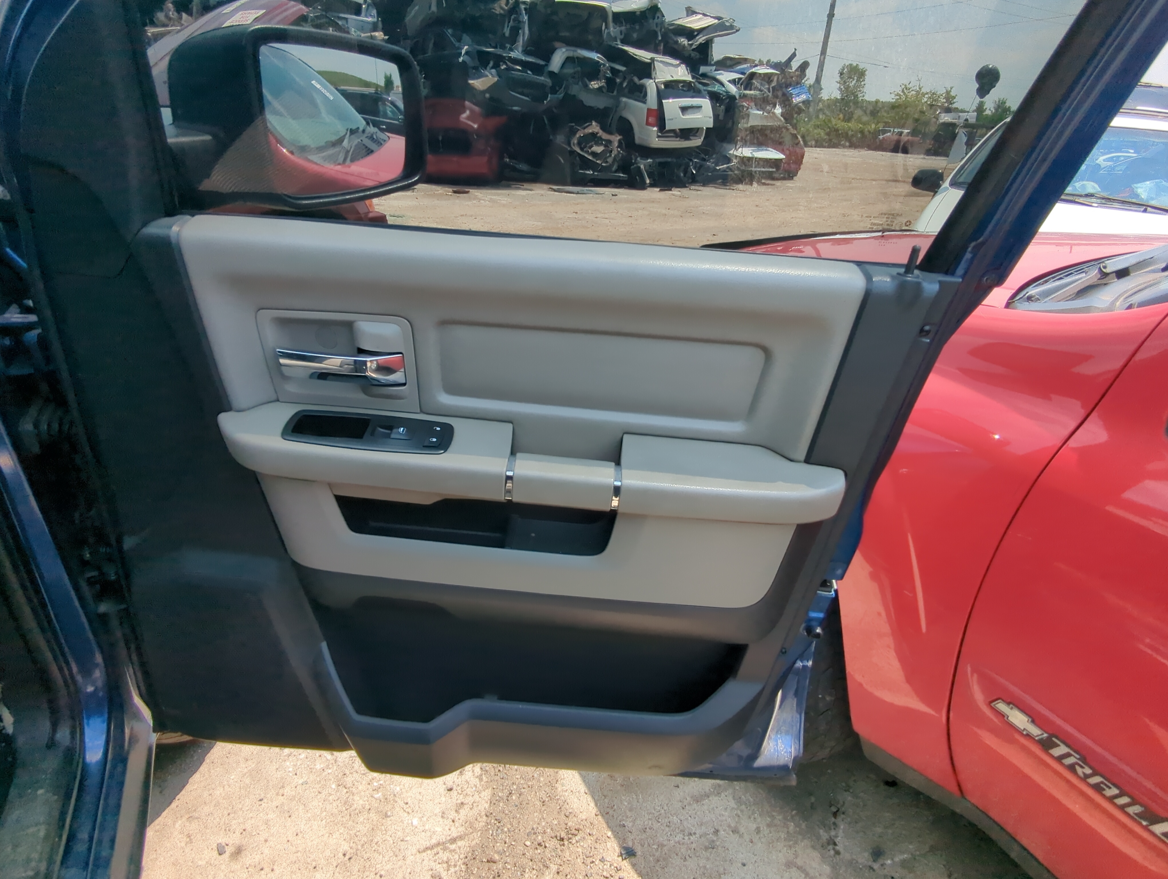Picture of 2011 Ram 1500 Front Right Passenger Interior Door Panel Trim 1085223