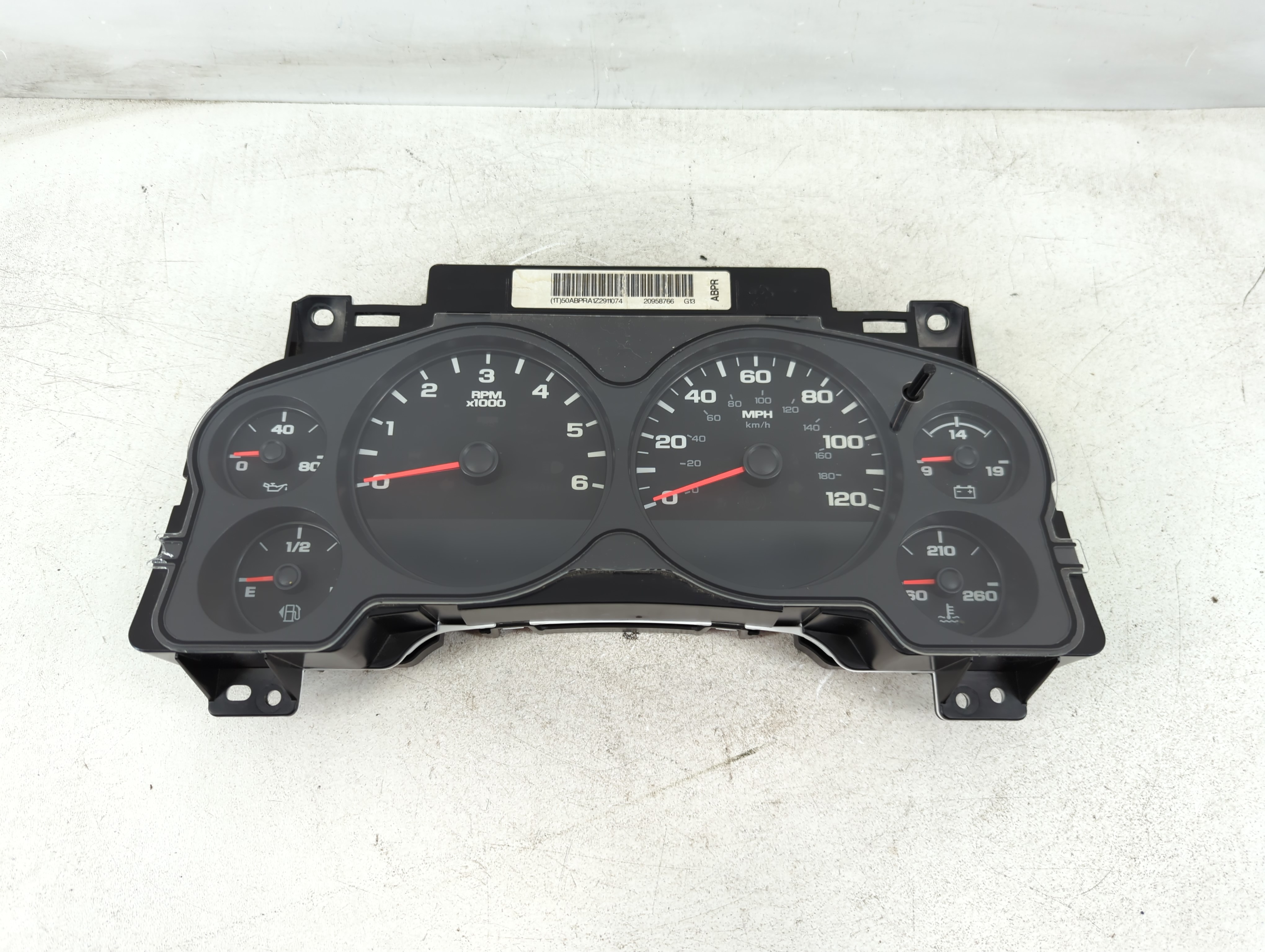 2009-2013 Gmc Sierra 1500 Speedometer Instrument Cluster Gauges 20958766 1085743 - Oemusedautoparts1.com