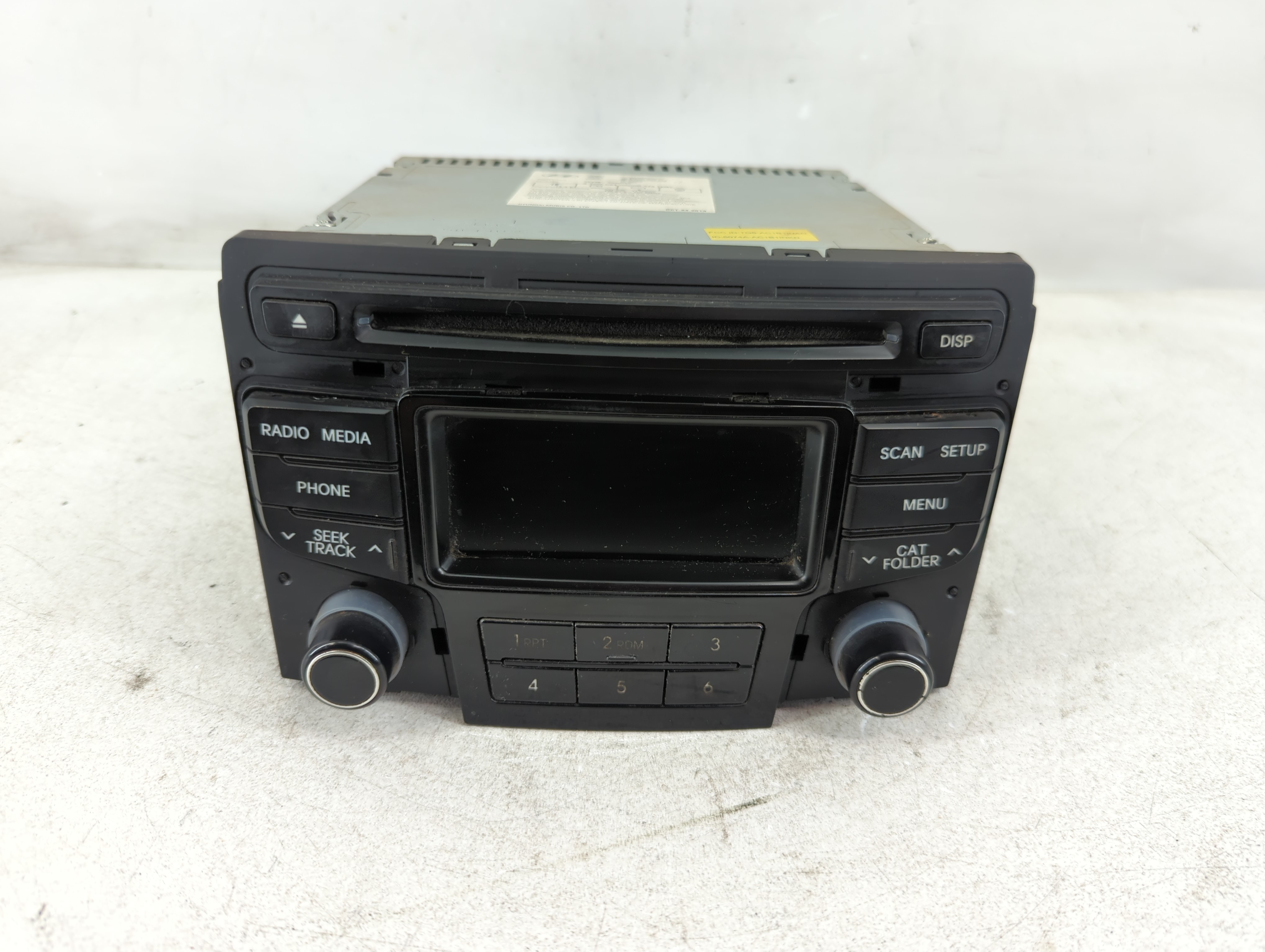 2013-2014 Hyundai Sonata Am Fm Cd Player Radio Receiver 1085754 - Oemusedautoparts1.com