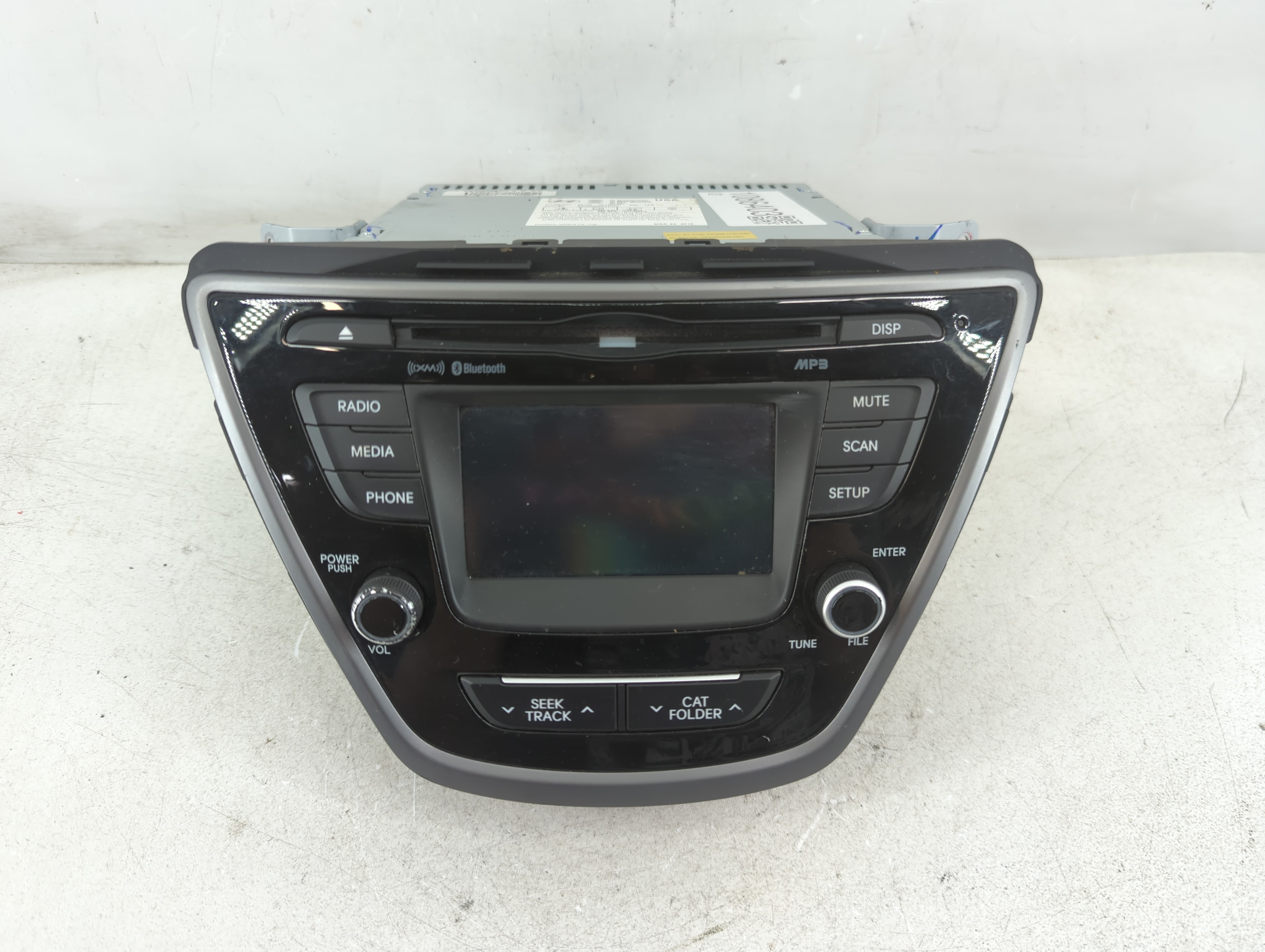 2014-2016 Hyundai Elantra Am Fm Cd Player Radio Receiver 1086403 - Oemusedautoparts1.com