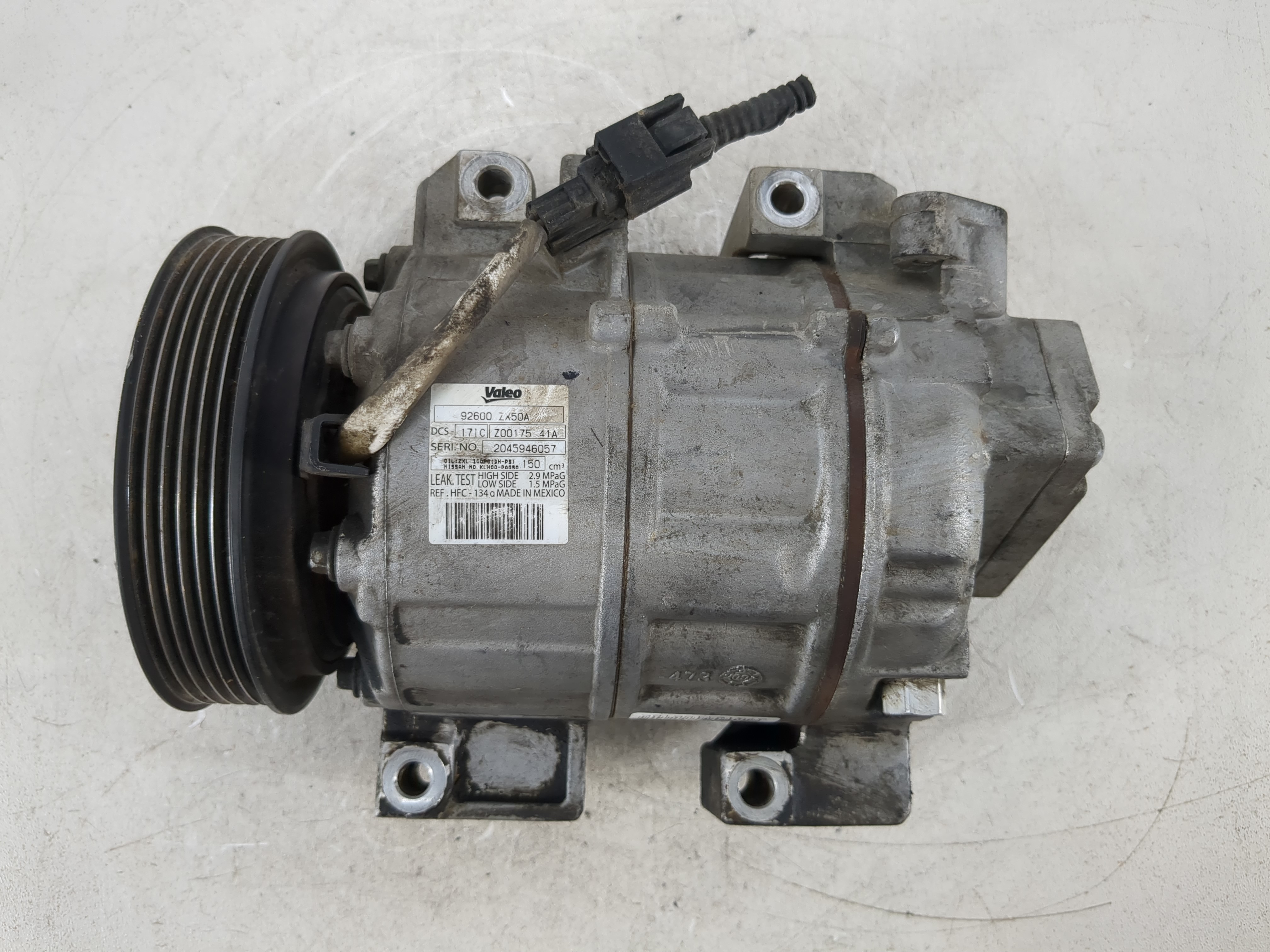 Picture of 2007-2013 Nissan Altima Air Conditioning A/c Ac Compressor Oem 1086417
