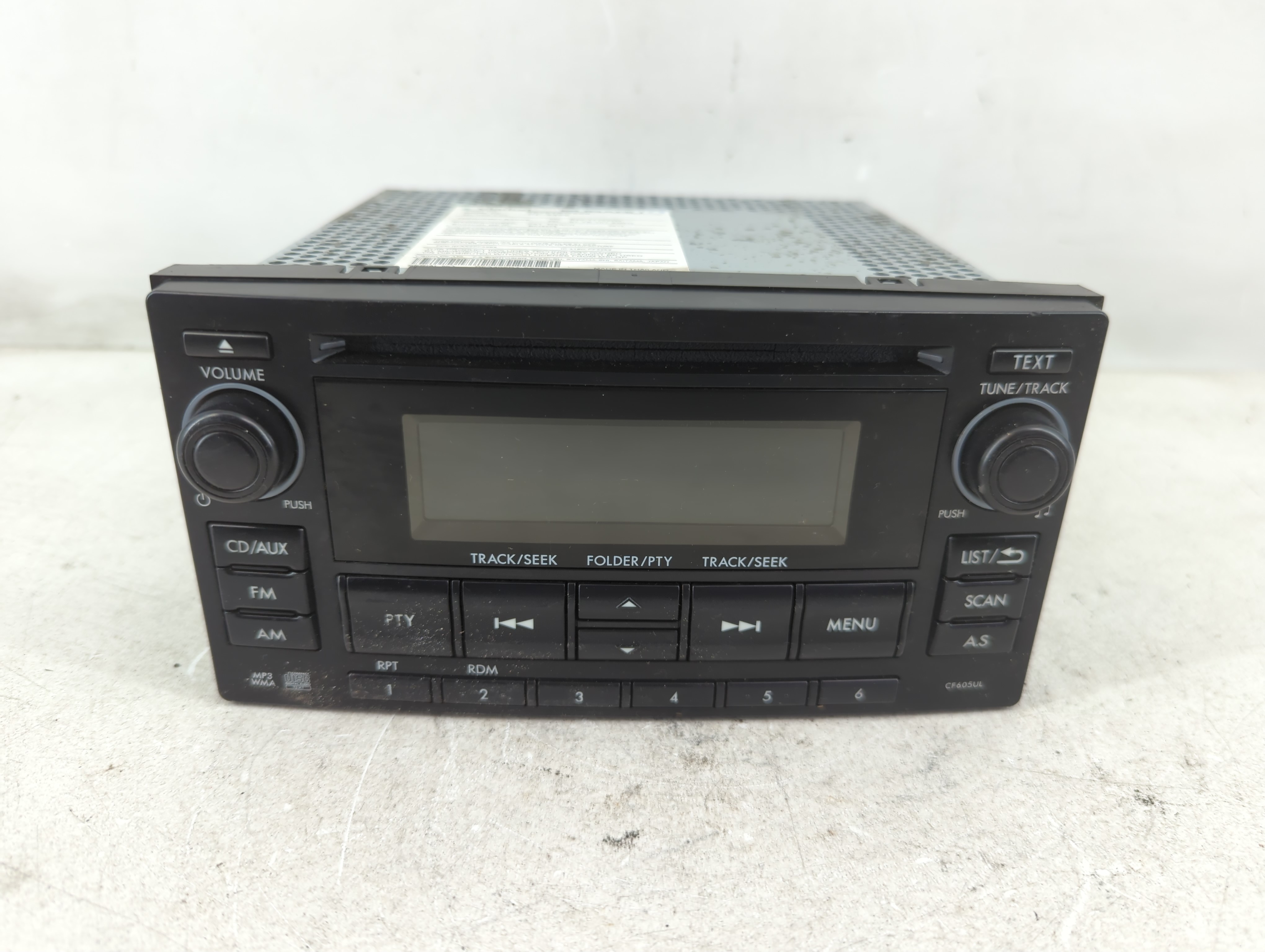2014 Subaru Forester Am Fm Cd Player Radio Receiver 1086423 - Oemusedautoparts1.com