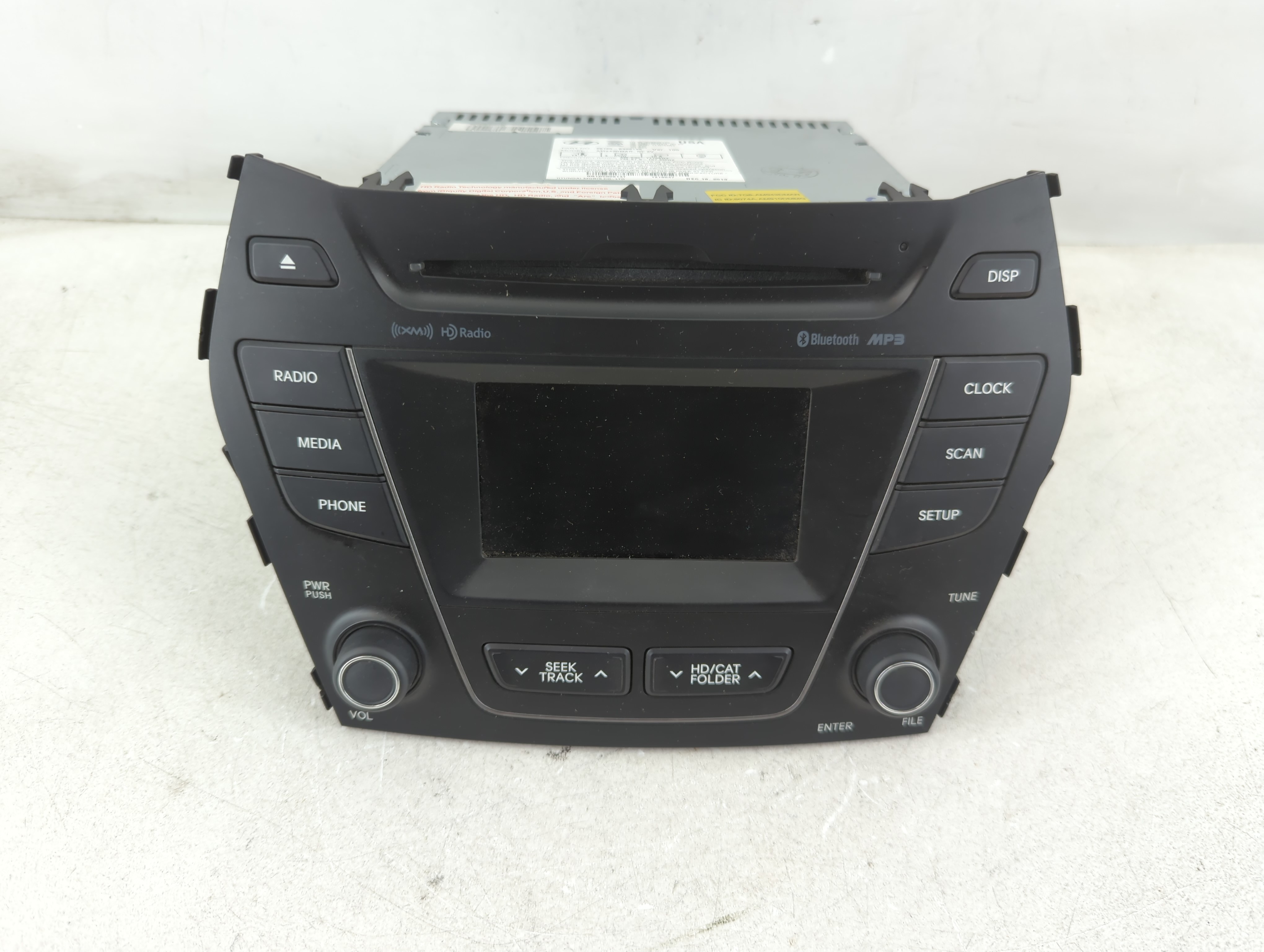 Picture of 2013-2016 Hyundai Santa Fe Am Fm Cd Player Radio Receiver 1086491