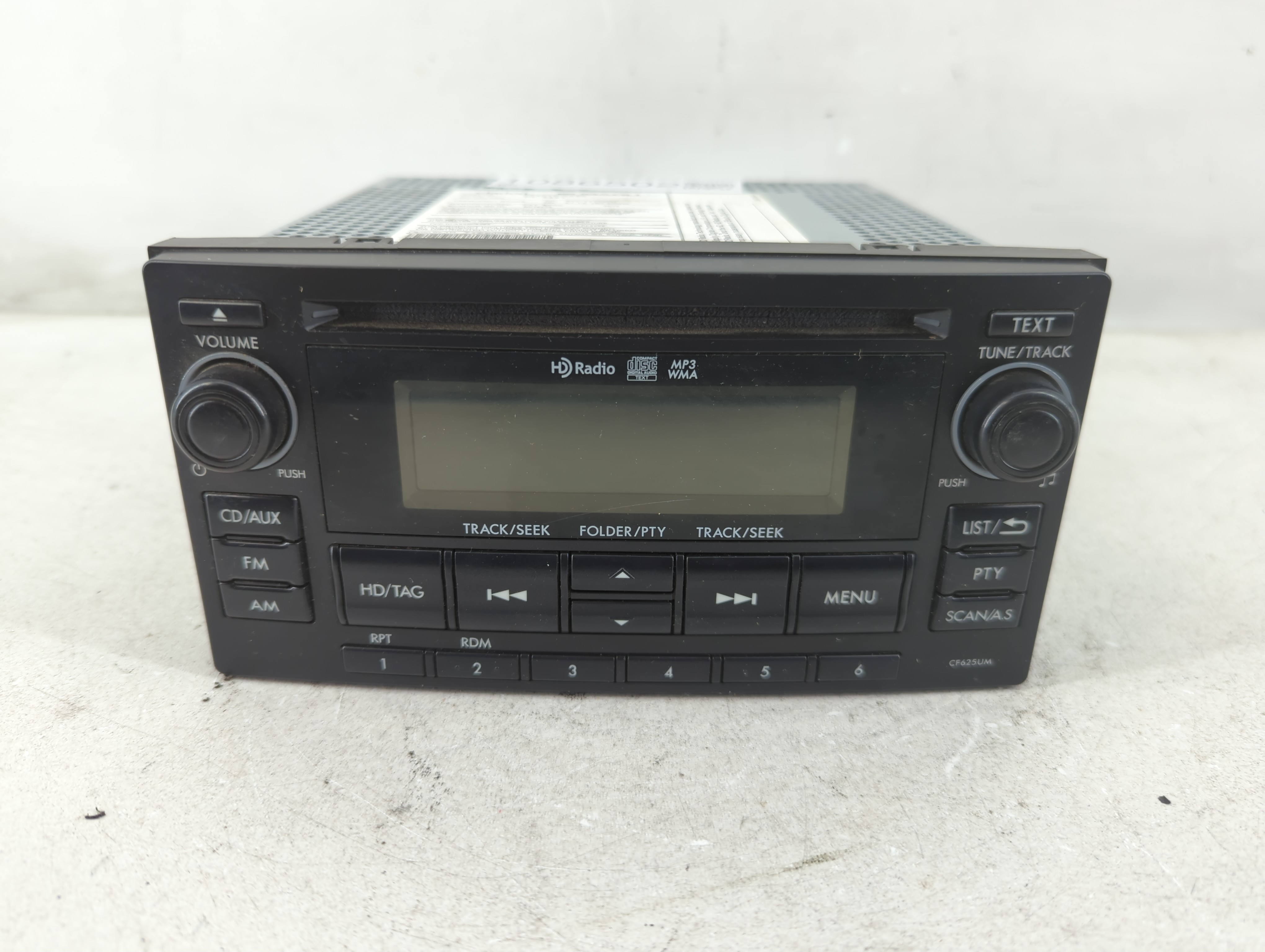 2014 Subaru Forester Am Fm Cd Player Radio Receiver 1086502 - Oemusedautoparts1.com
