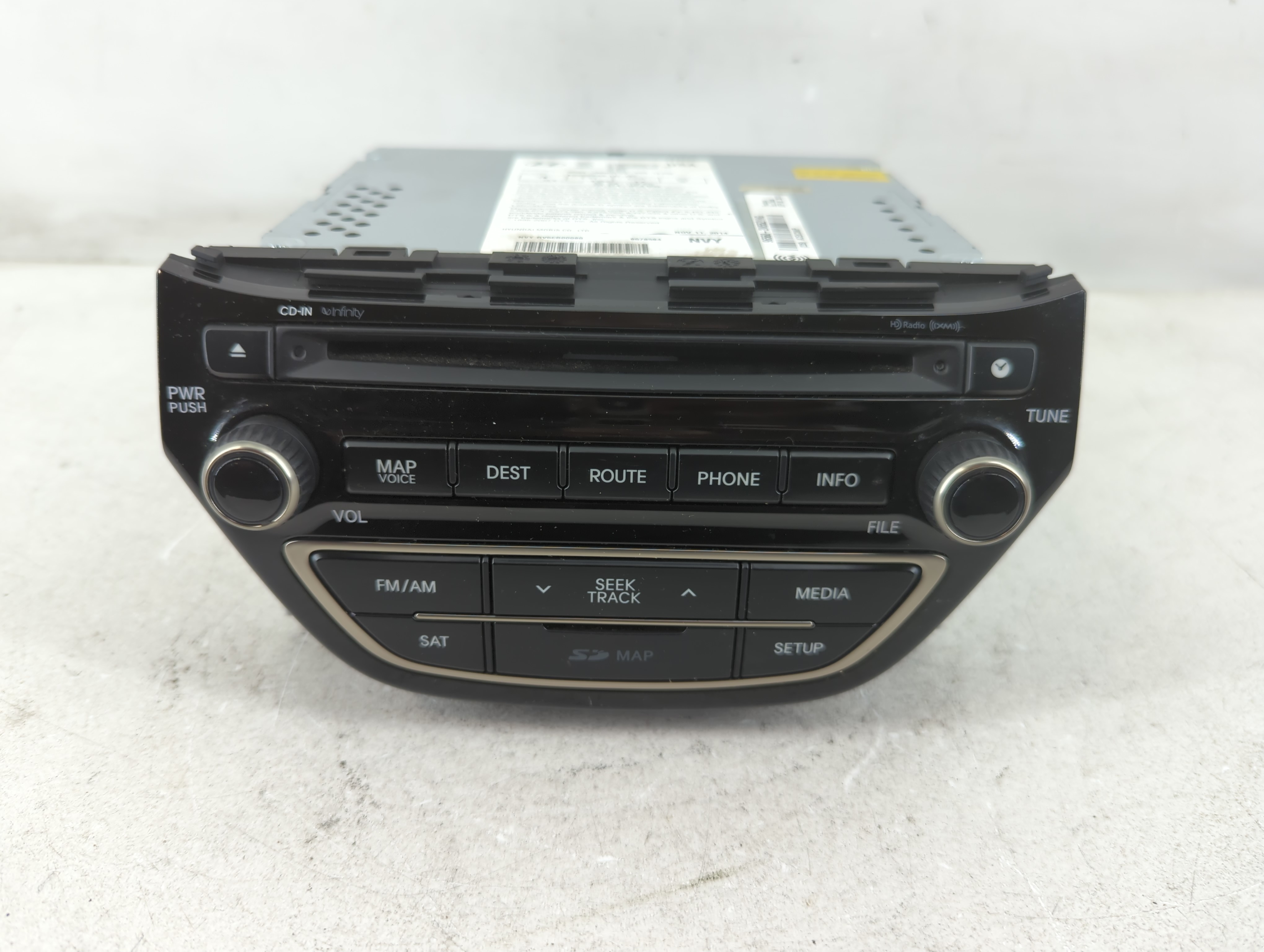 Picture of 2014-2016 Hyundai Genesis Am Fm Cd Player Radio Receiver 1086633