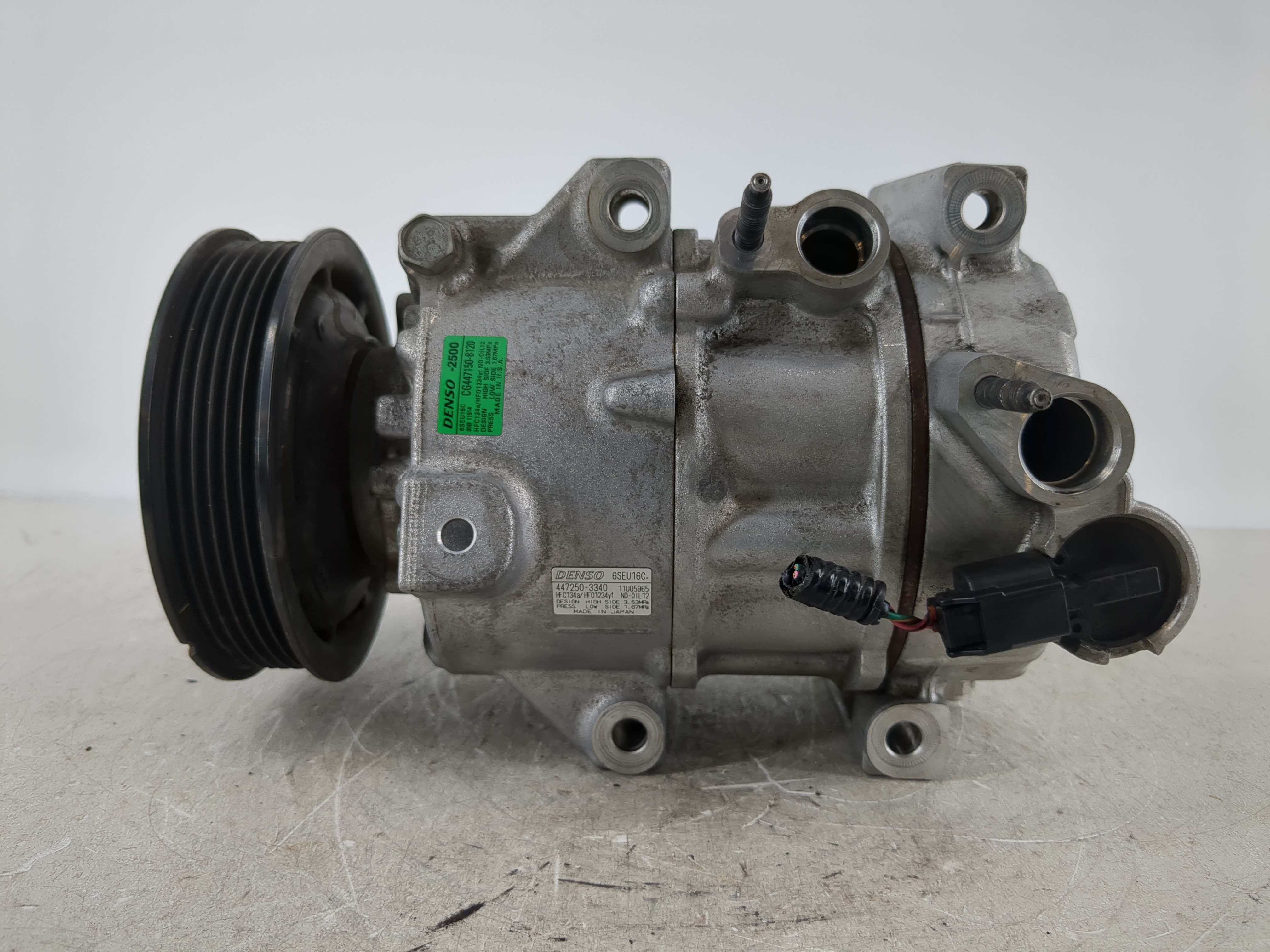 2018-2019 Hyundai Sonata Air Conditioning A/c Ac Compressor Oem 1086828 - Oemusedautoparts1.com