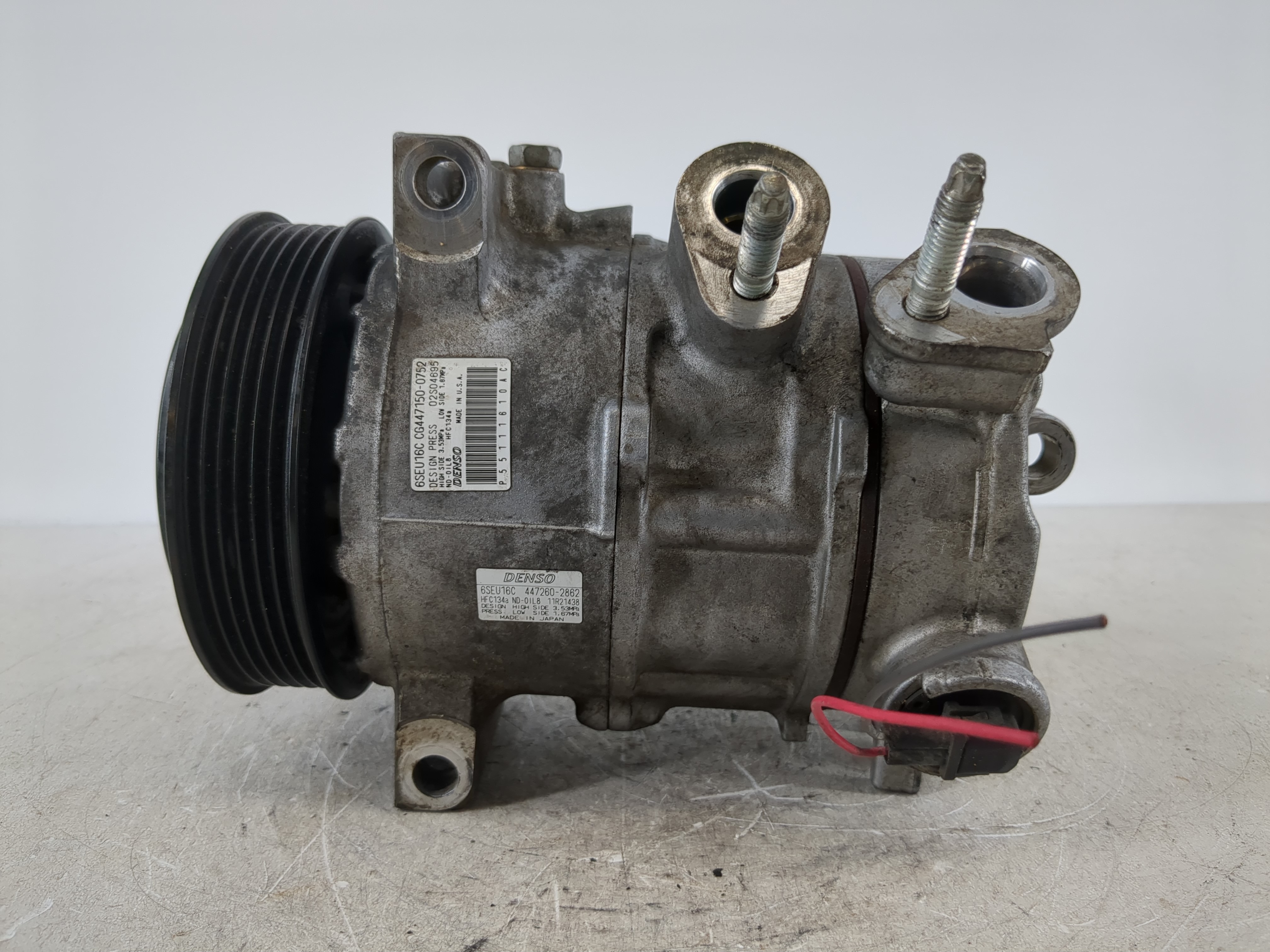 2008-2017 Jeep Compass Air Conditioning A/c Ac Compressor Oem 1086835 - Oemusedautoparts1.com