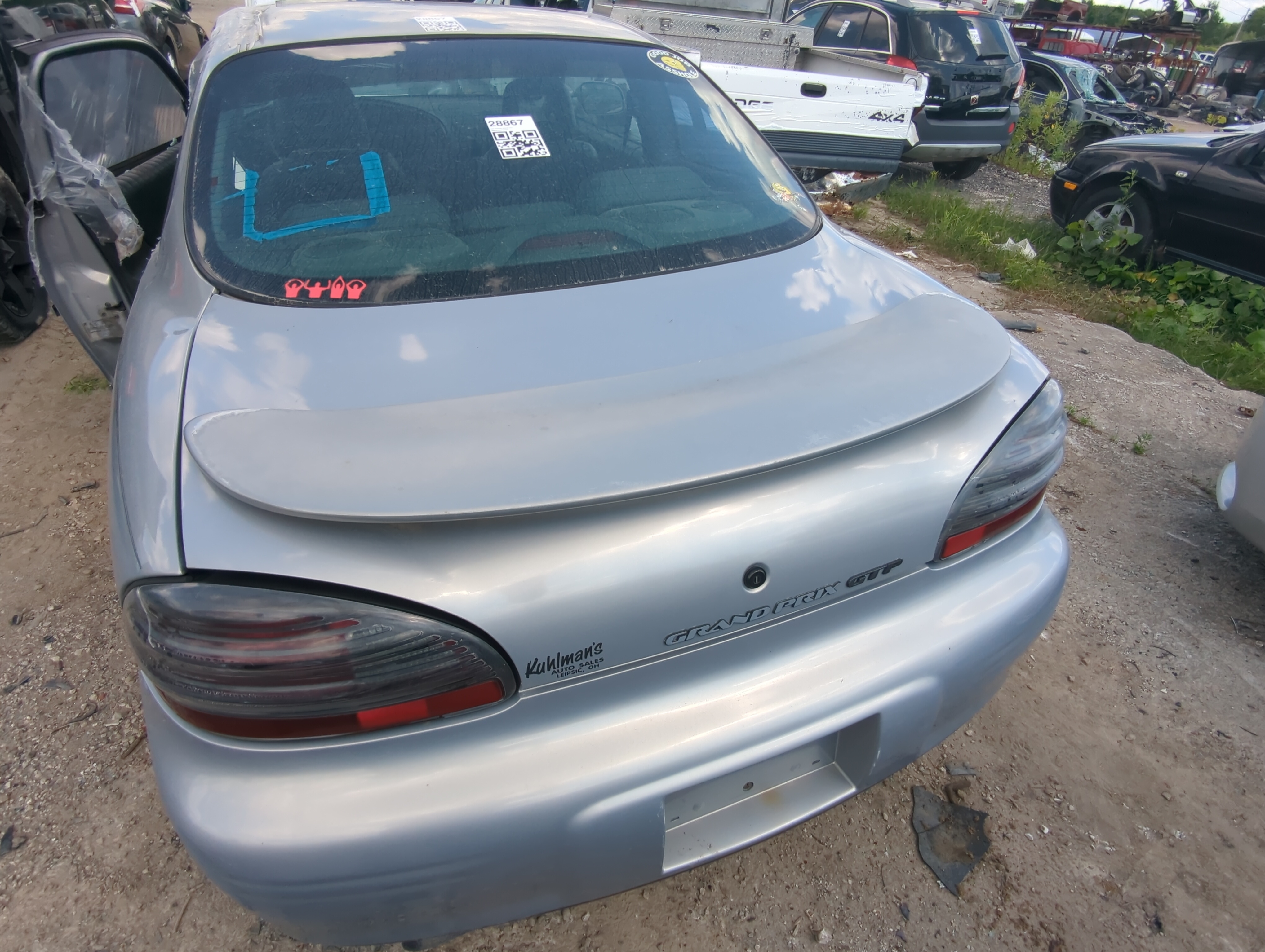 1997-2000 Pontiac Grand Prix Trunk/decklid/hatch/tailgate Oem 1087313 - Oemusedautoparts1.com