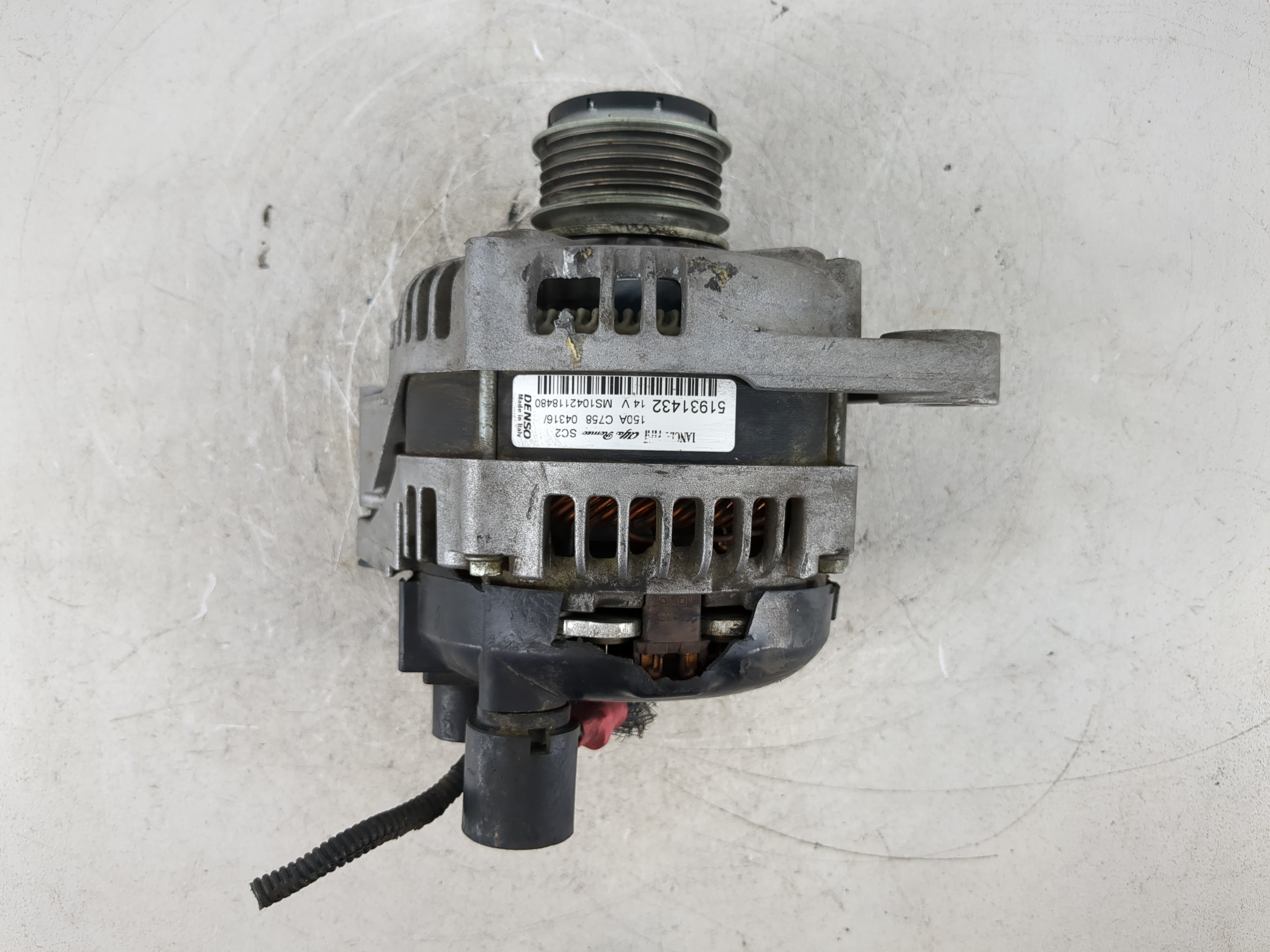 Fiat 500L Alternator Generator Charging Assembly Engine Oem 1088171 - Oemusedautoparts1.com