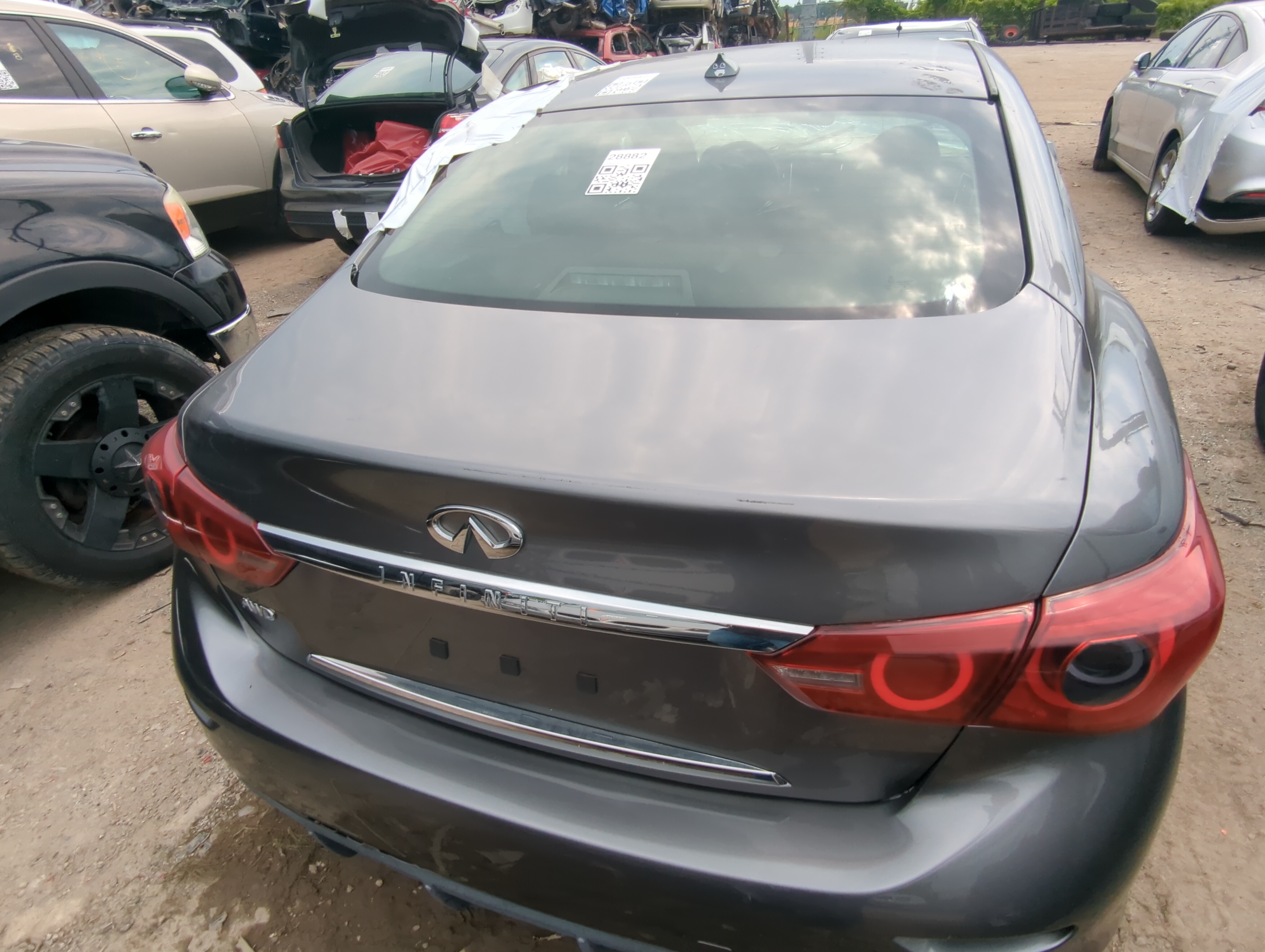 2015-2015 Infiniti Q50 Trunk/decklid/hatch/tailgate Oem 1088728 - Oemusedautoparts1.com