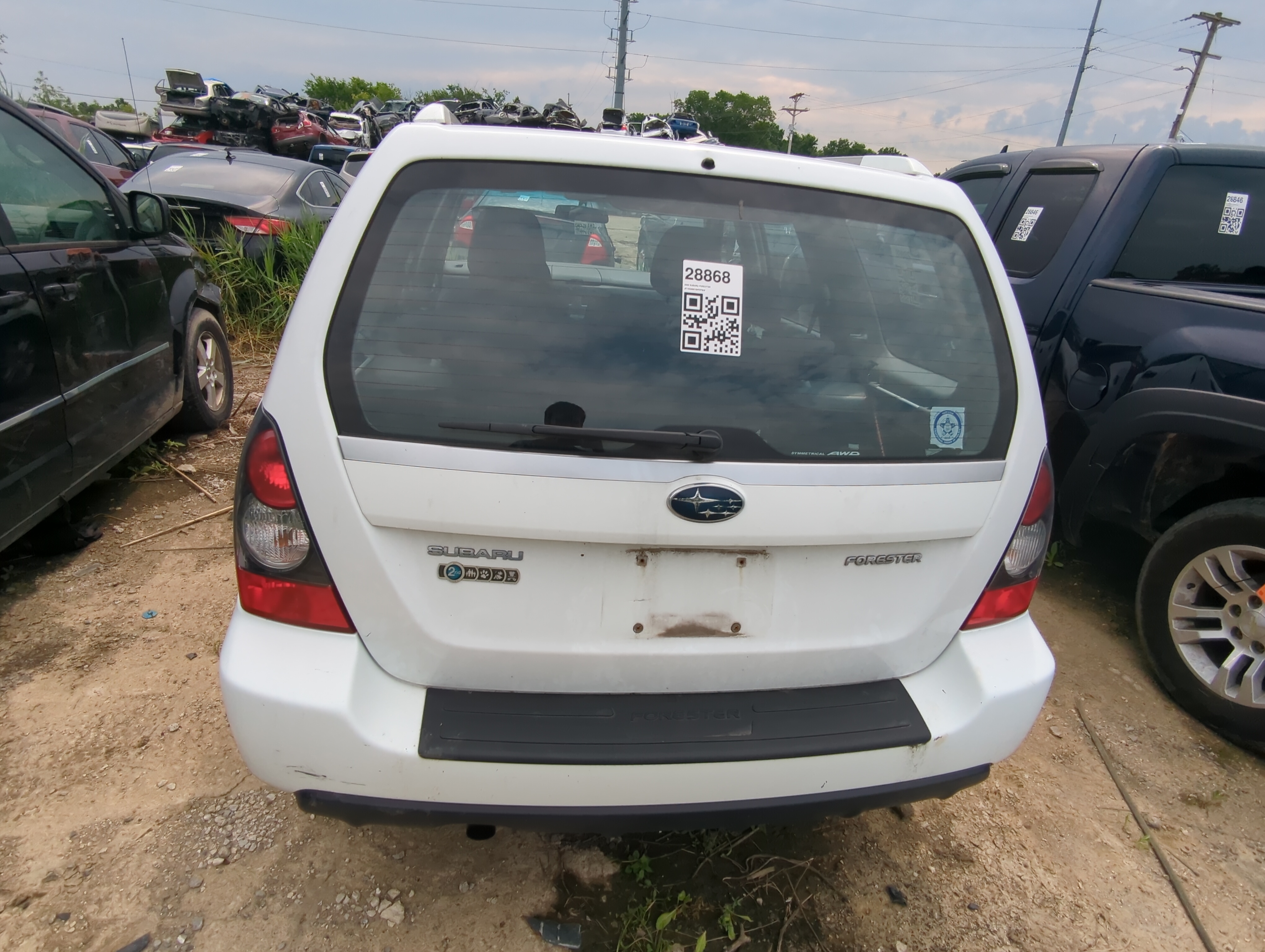 2008 Subaru Forester Trunk/decklid/hatch/tailgate Oem 1089202 - Oemusedautoparts1.com