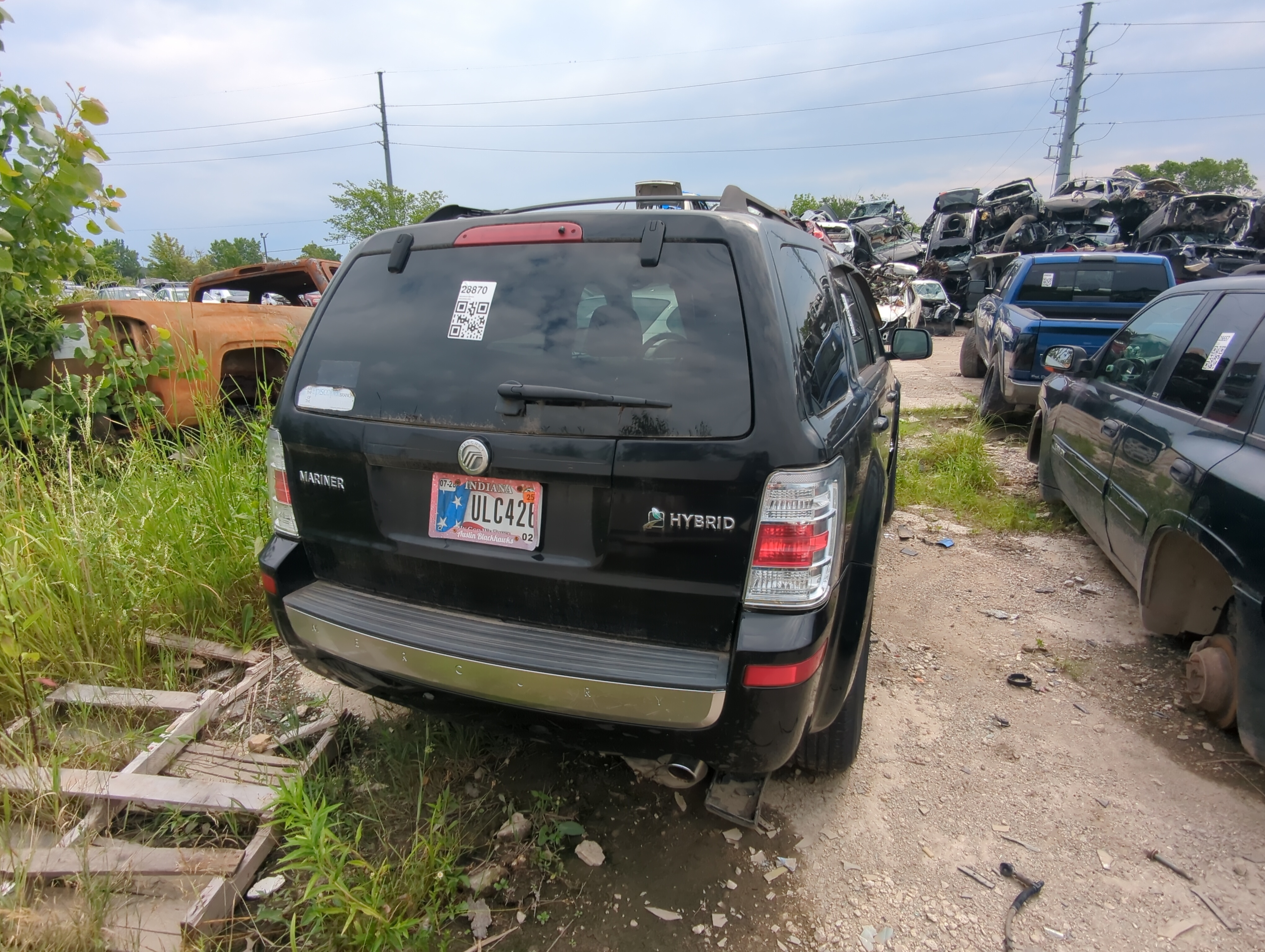 2008-2009 Mercury Mariner Trunk/decklid/hatch/tailgate Oem 1089517 - Oemusedautoparts1.com
