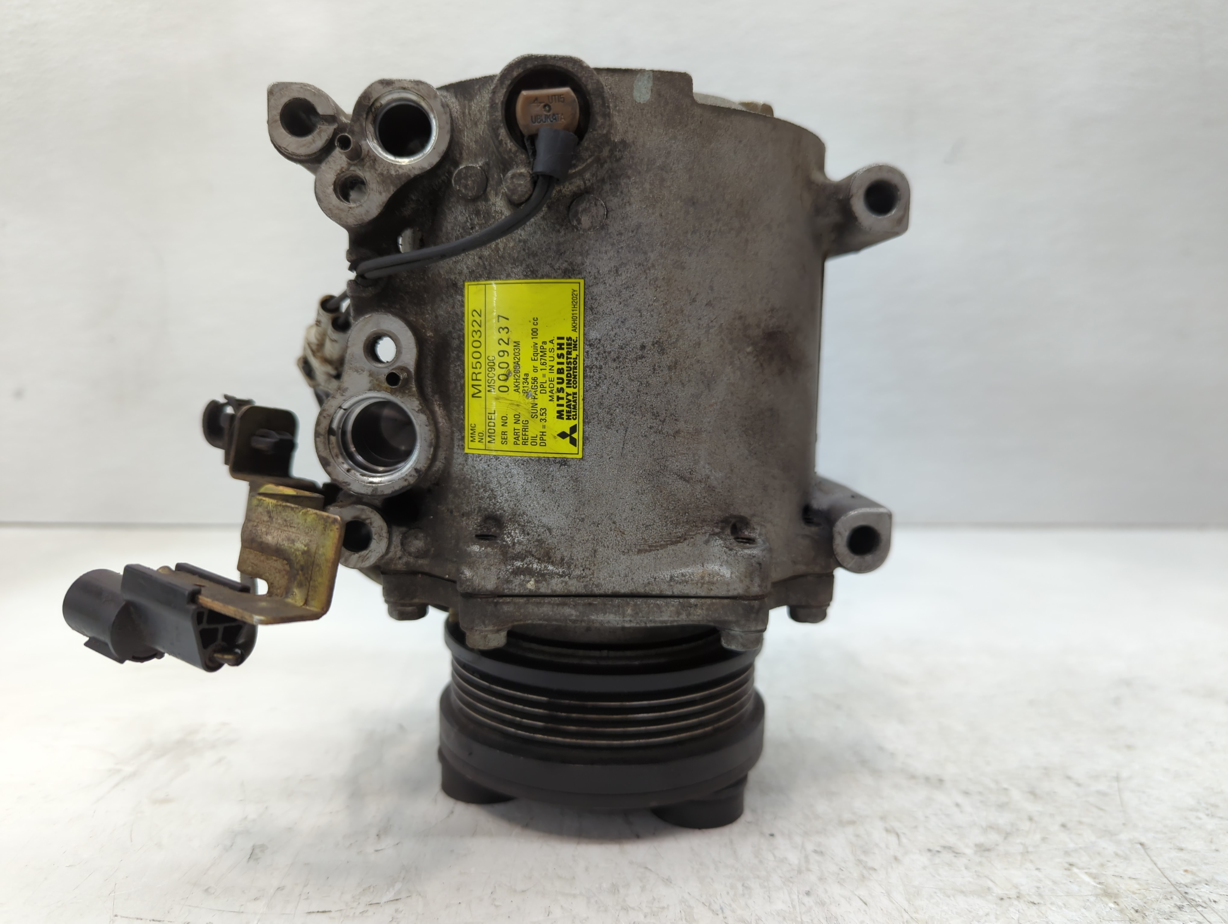 2000-2005 Mitsubishi Eclipse Air Conditioning A/c Ac Compressor Oem 1089788 - Oemusedautoparts1.com