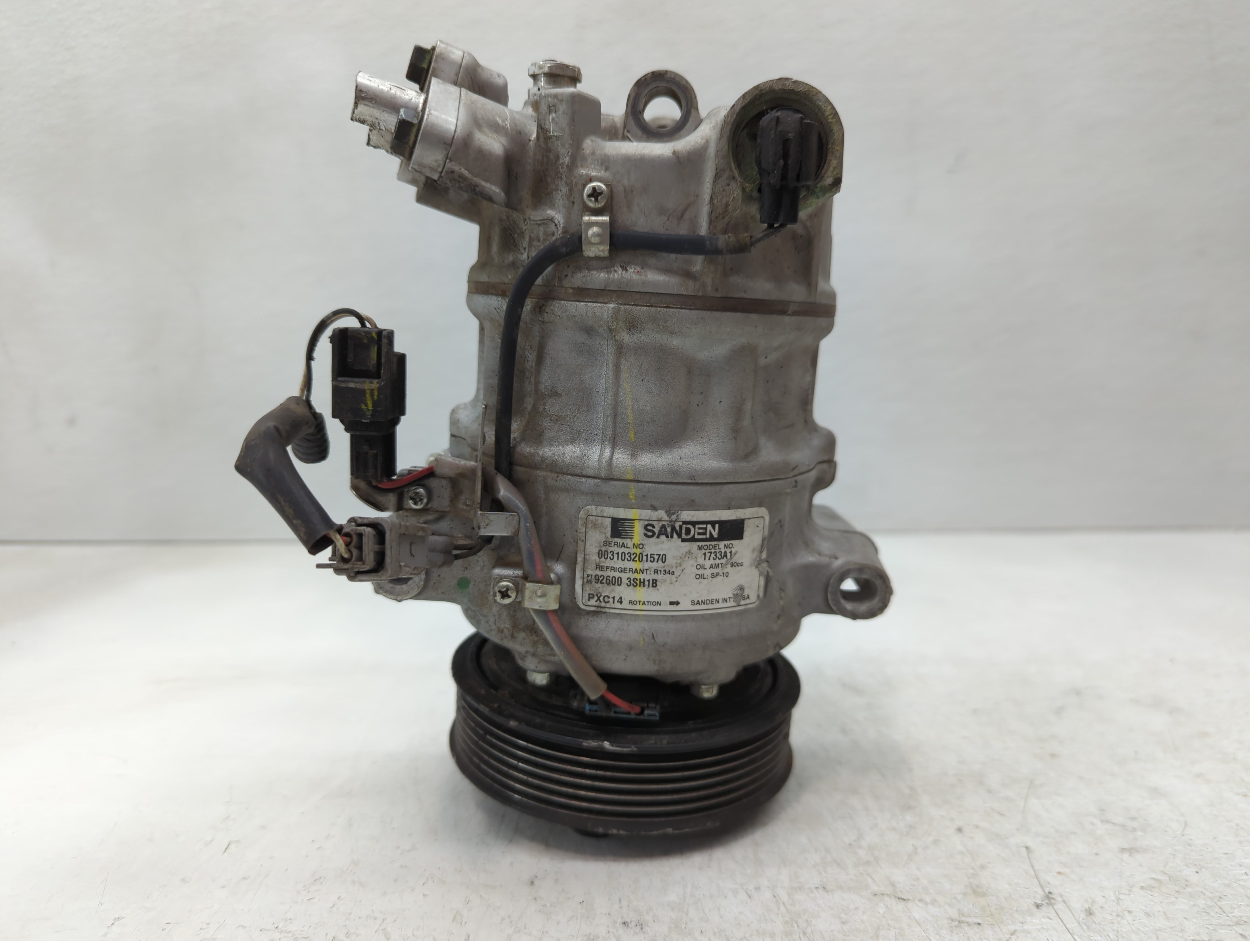 2013-2019 Nissan Sentra Air Conditioning A/c Ac Compressor Oem 1089790 - Oemusedautoparts1.com