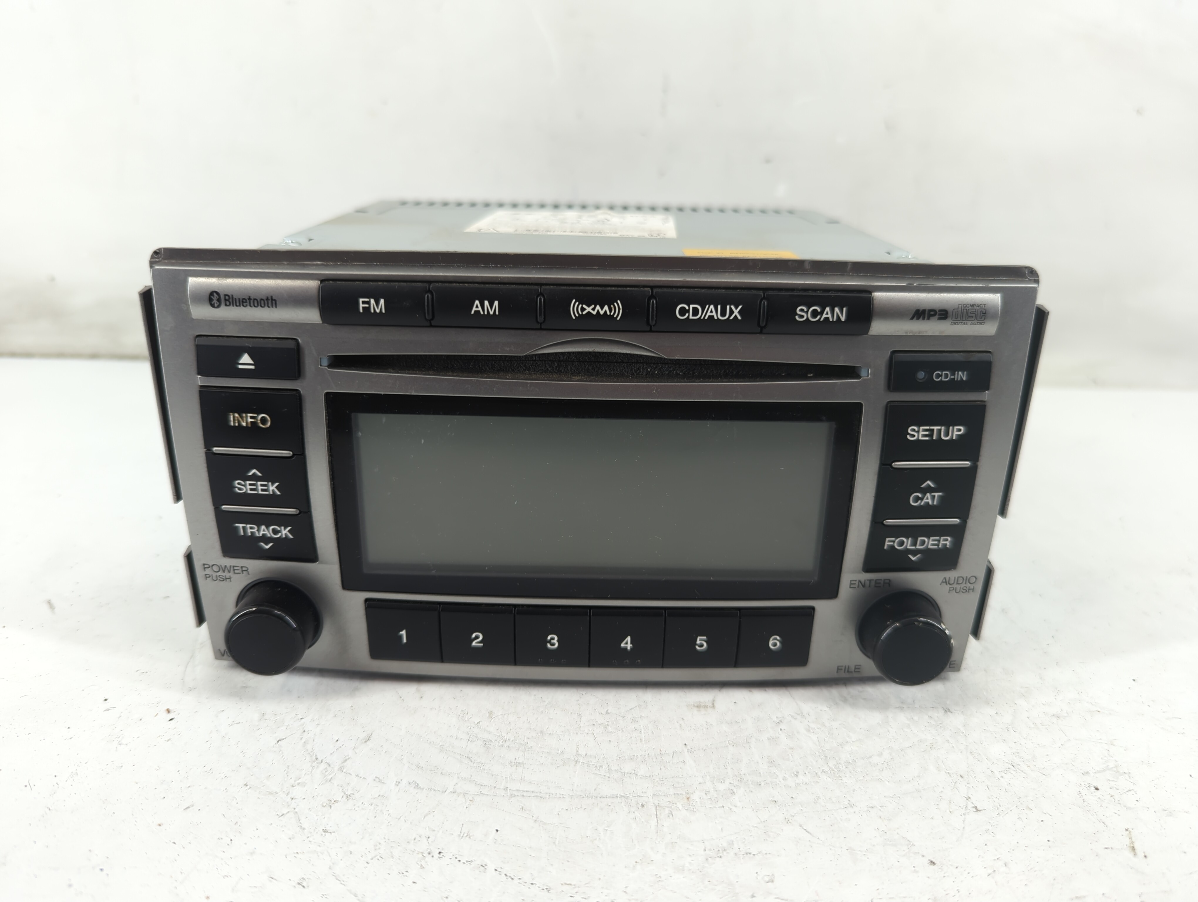 2010-2012 Hyundai Santa Fe Am Fm Cd Player Radio Receiver 1090017 - Oemusedautoparts1.com