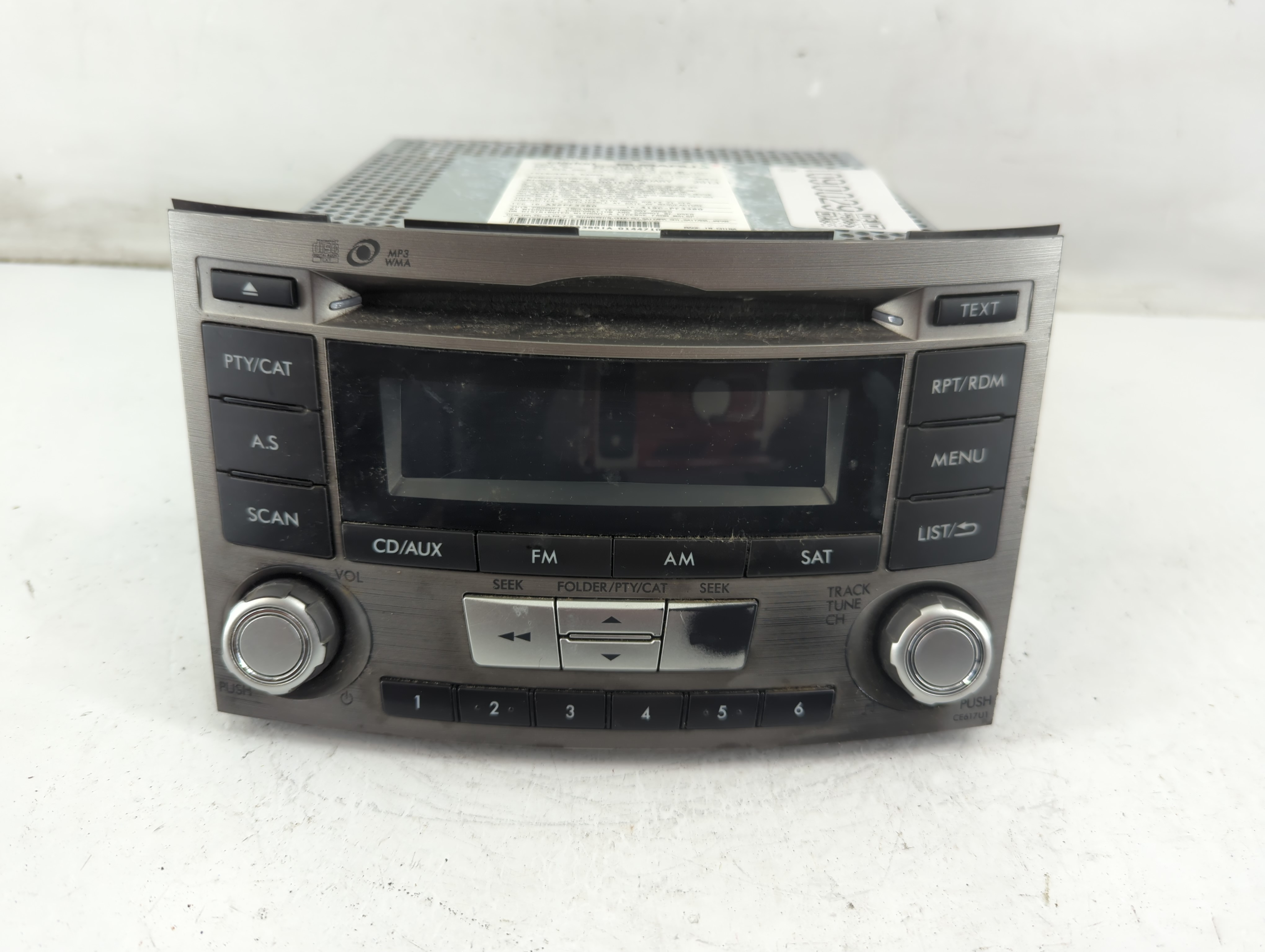 2012-2014 Subaru Legacy Am Fm Cd Player Radio Receiver 1090029 - Oemusedautoparts1.com