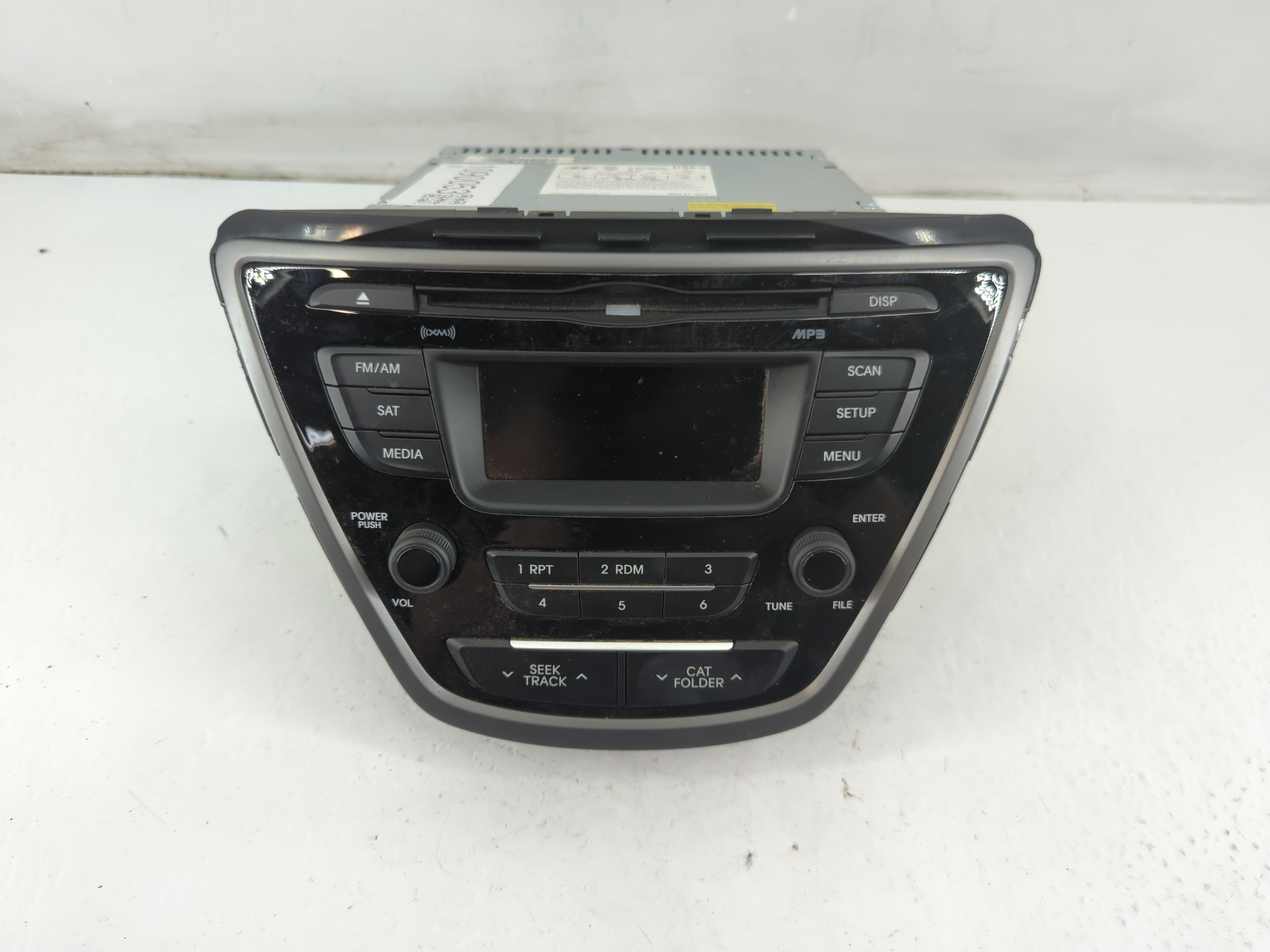2014-2016 Hyundai Elantra Am Fm Cd Player Radio Receiver 1090053 - Oemusedautoparts1.com