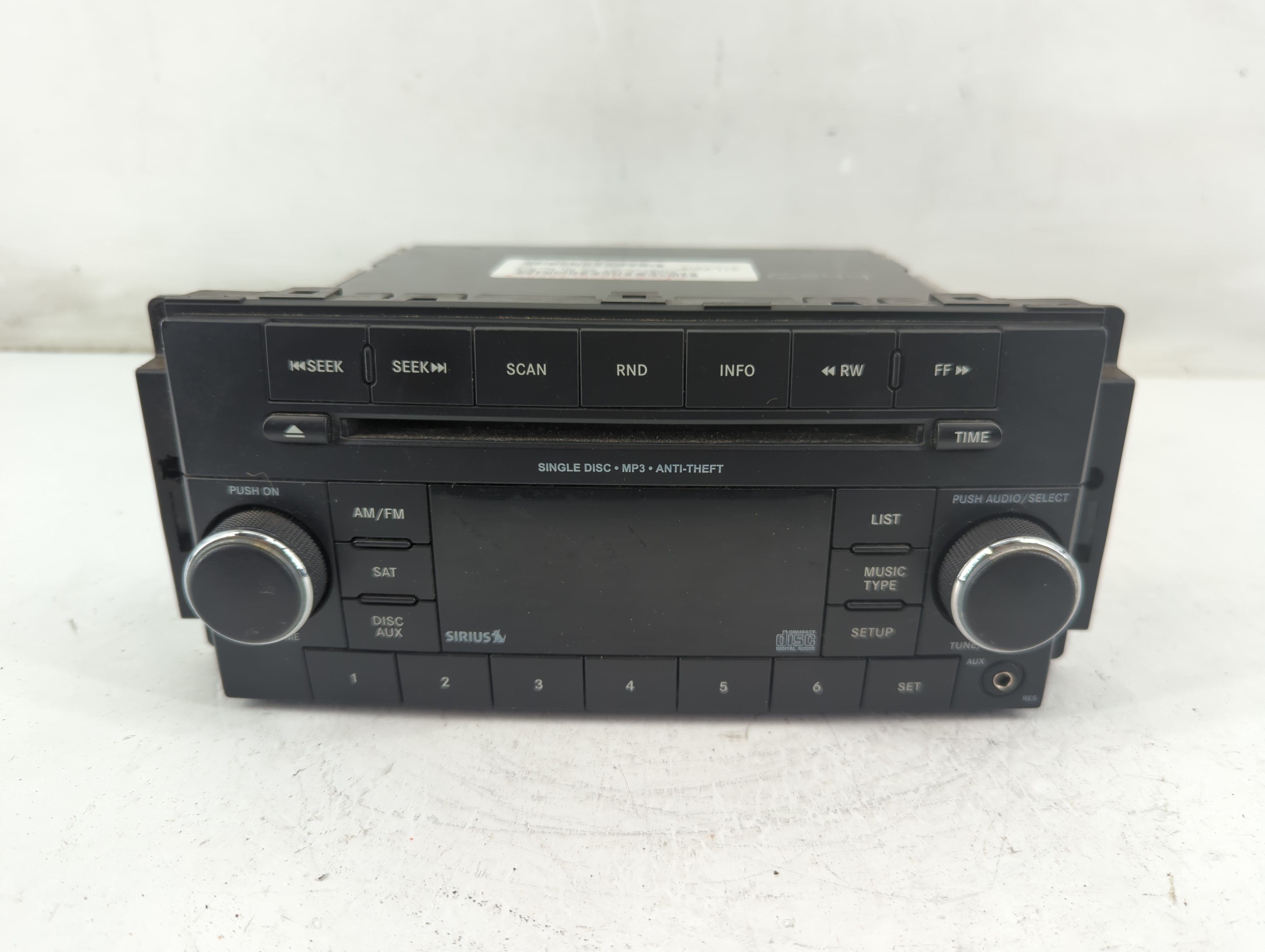 2013-2014 Dodge Avenger Am Fm Cd Player Radio Receiver 1090059 - Oemusedautoparts1.com