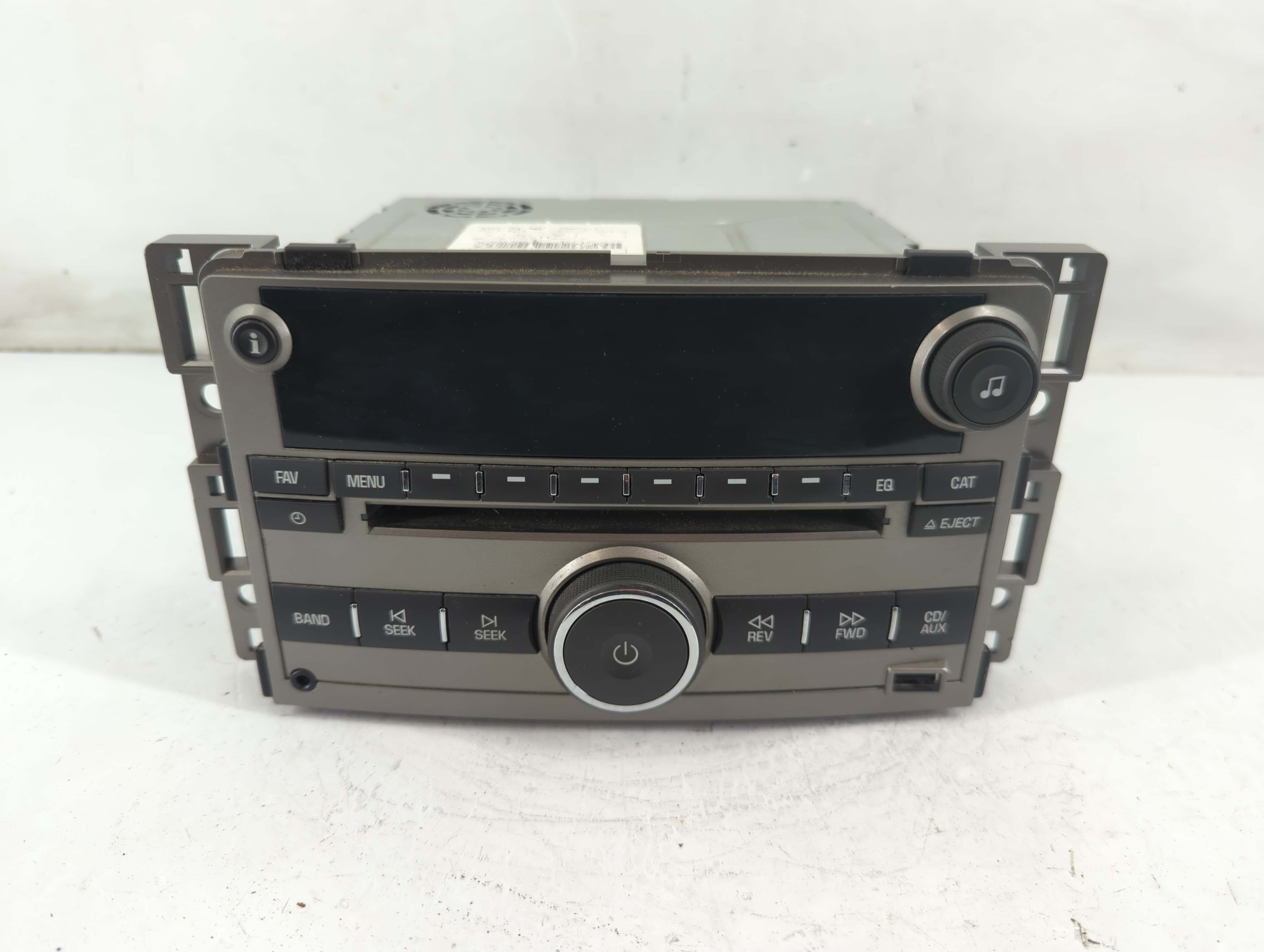 2009-2012 Chevrolet Malibu Am Fm Cd Player Radio Receiver 1090063 - Oemusedautoparts1.com