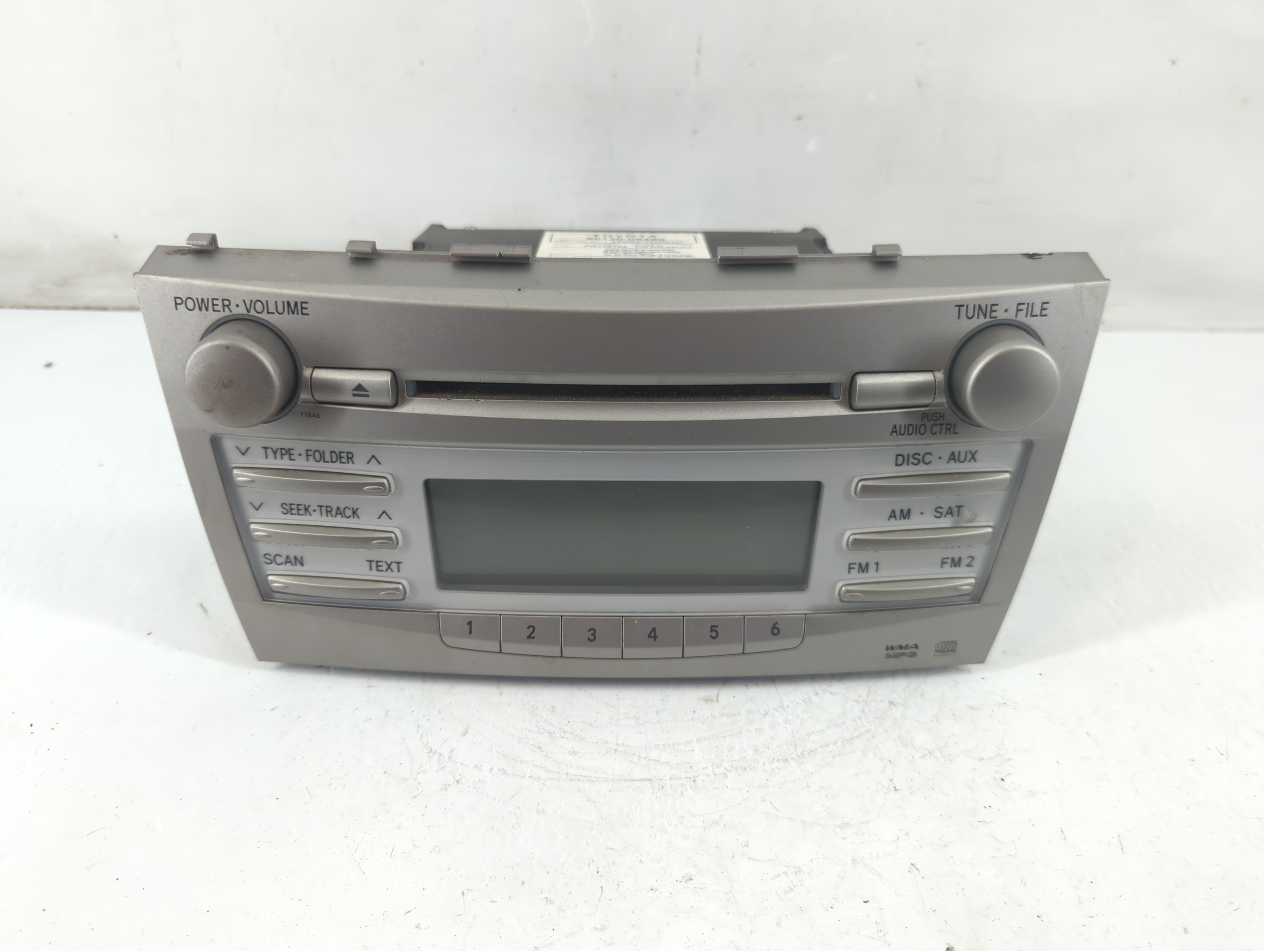 2010-2011 Toyota Camry Am Fm Cd Player Radio Receiver 1090092 - Oemusedautoparts1.com