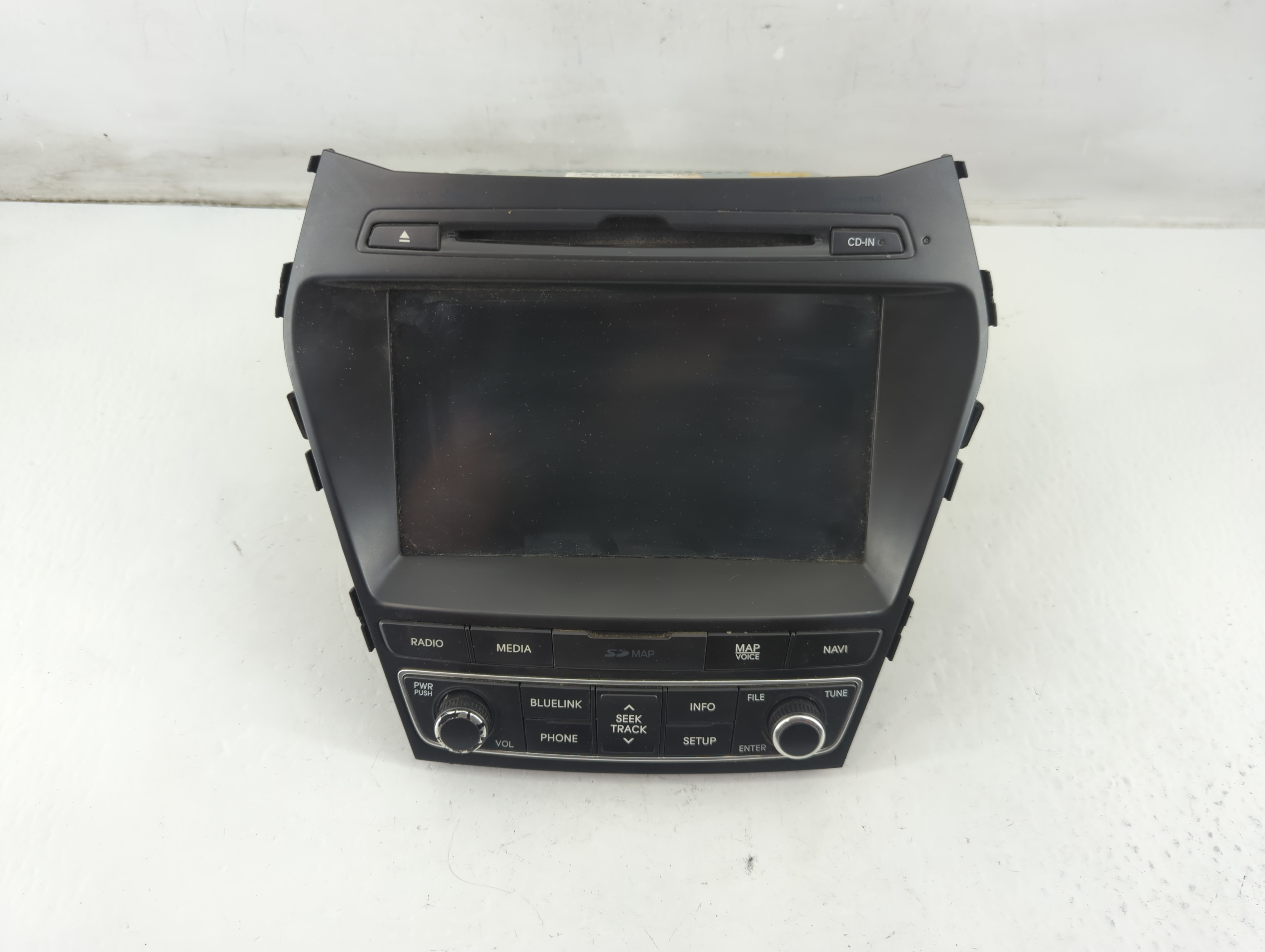 2017-2018 Hyundai Santa Fe Am Fm Cd Player Radio Receiver 1090155 - Oemusedautoparts1.com